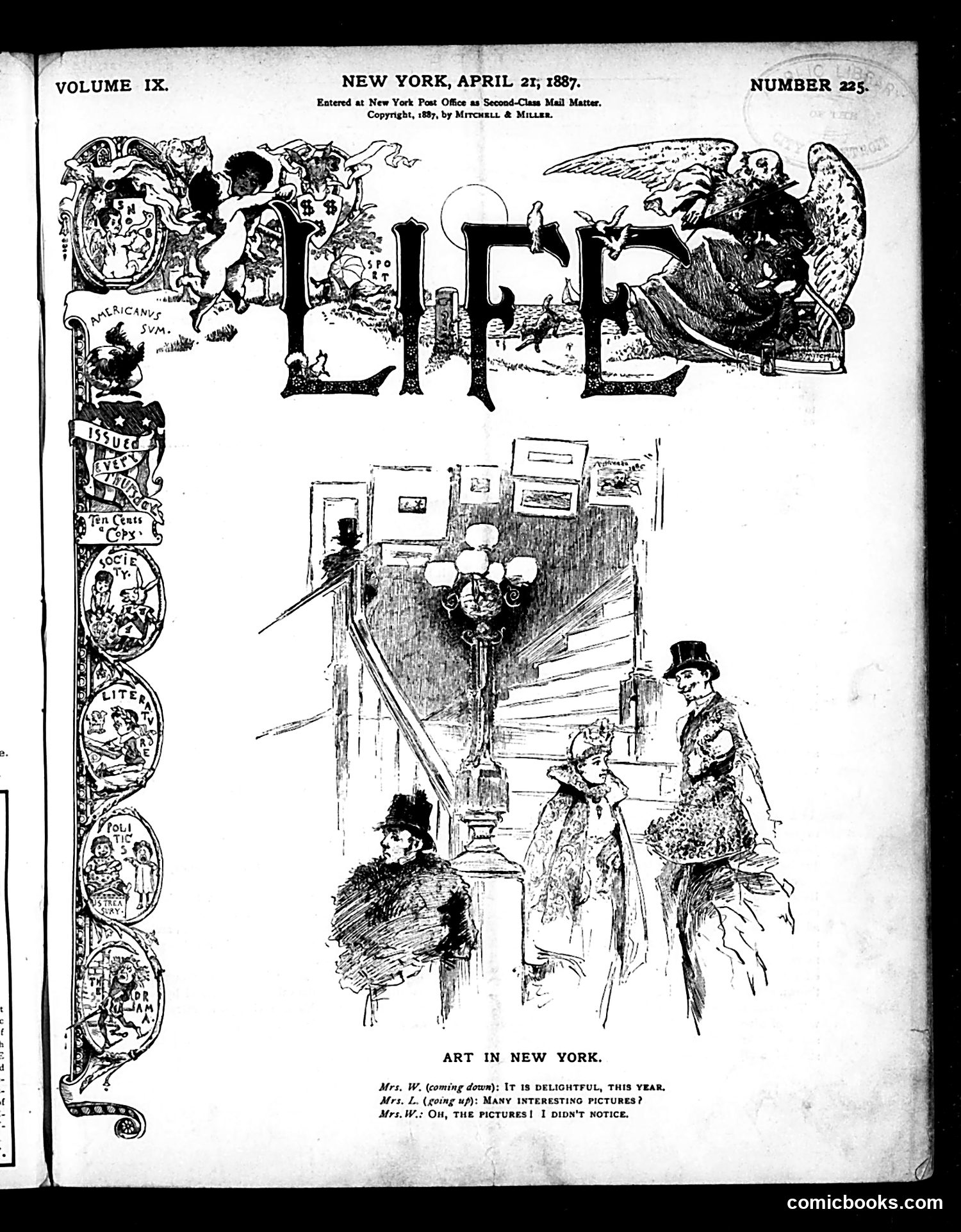 Life — April 21, 1887 — page 1 of 16