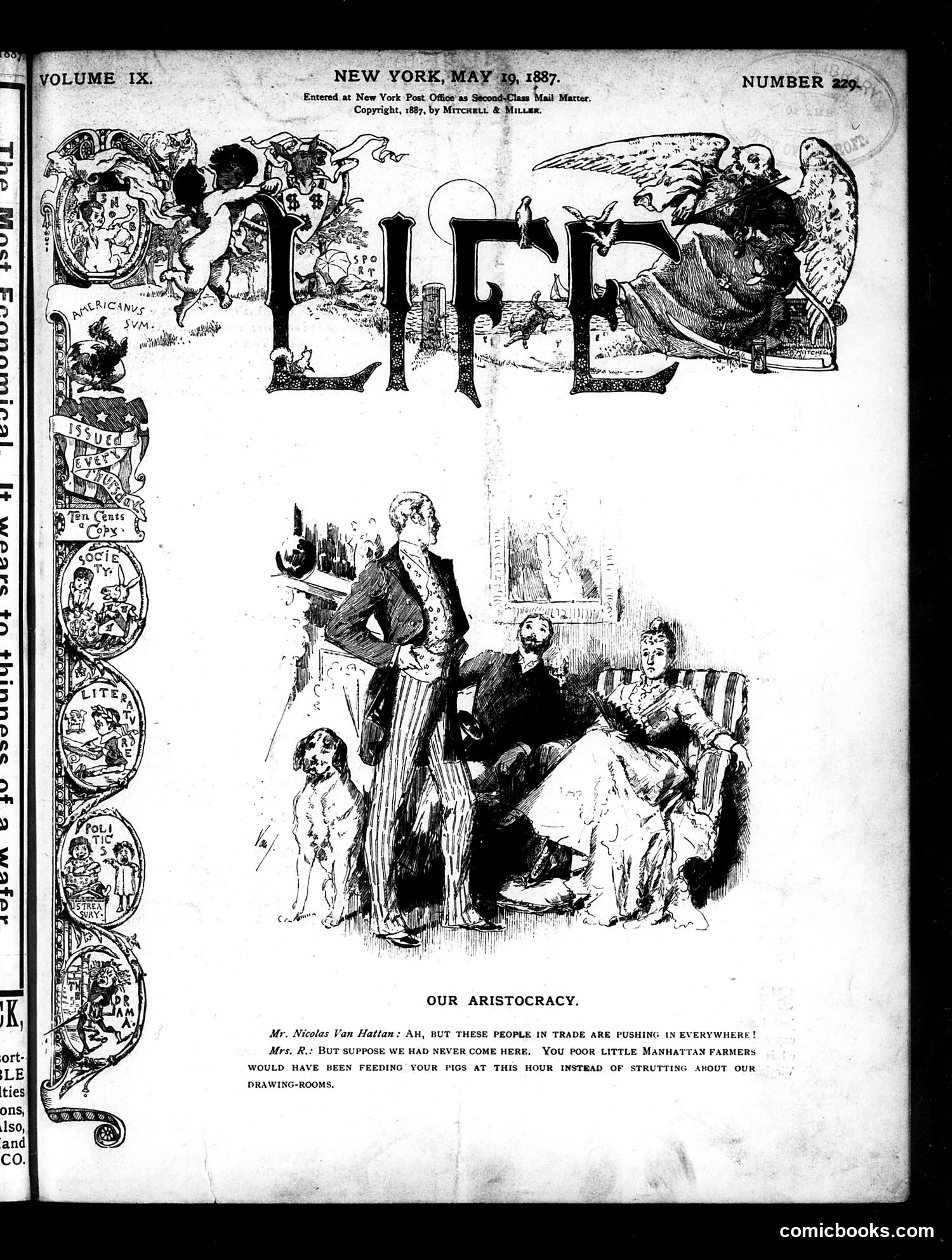 Life — May 19, 1887 — page 1 of 16