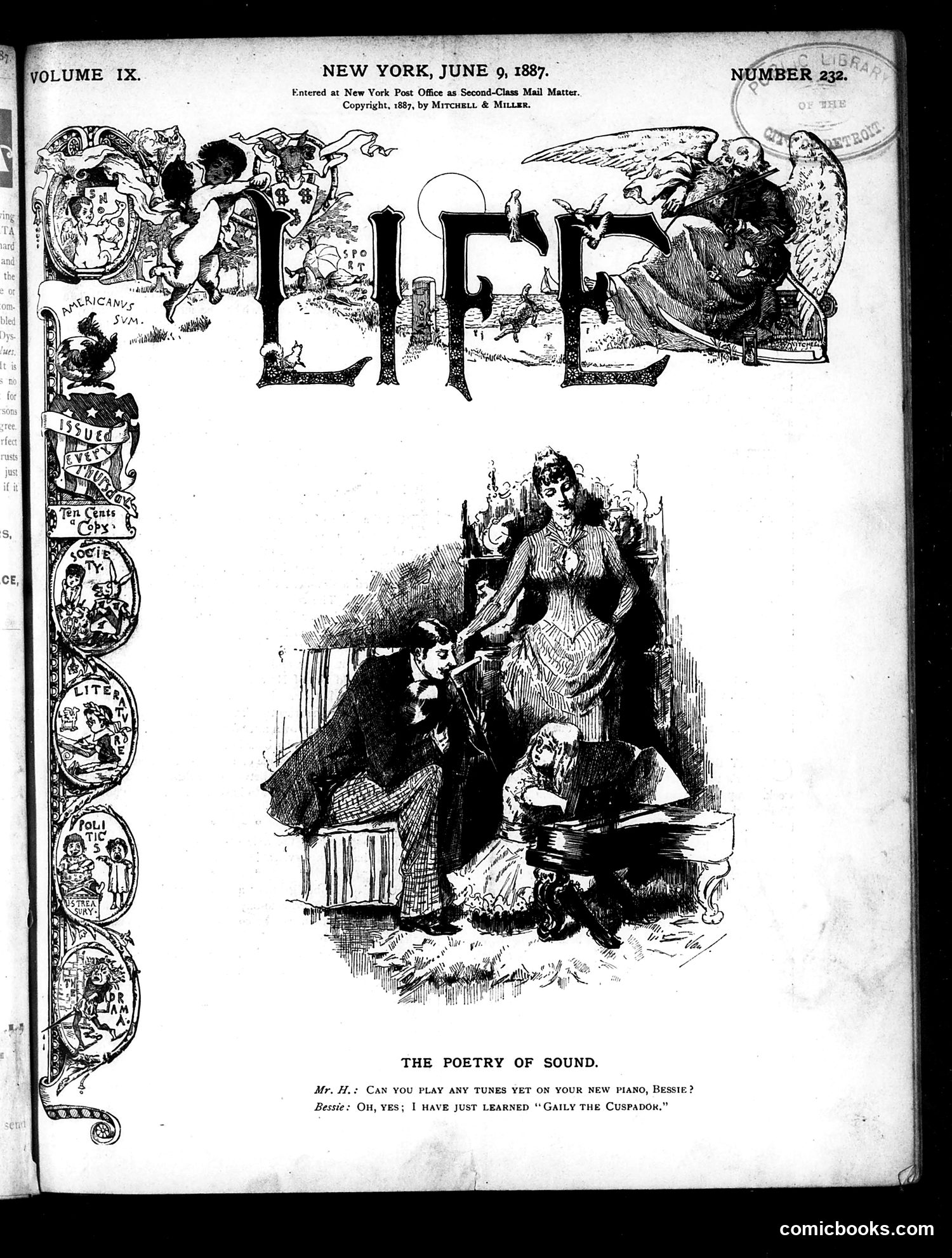 Life — June 9, 1887 — page 1 of 16