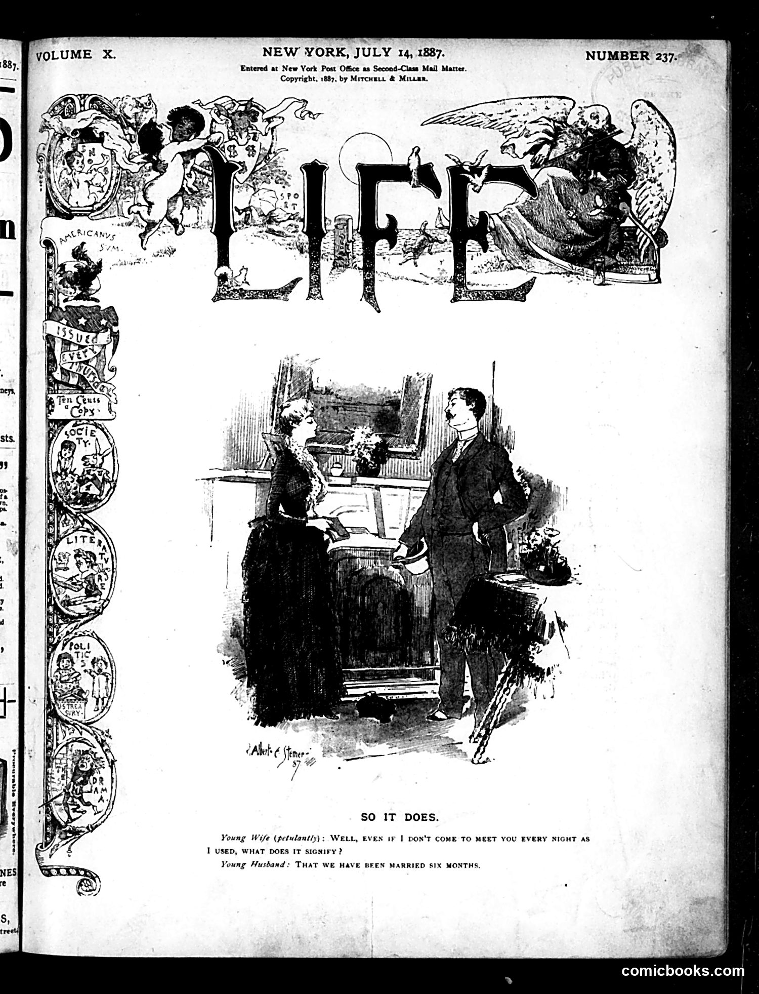 Life — July 14, 1887 — page 1 of 16