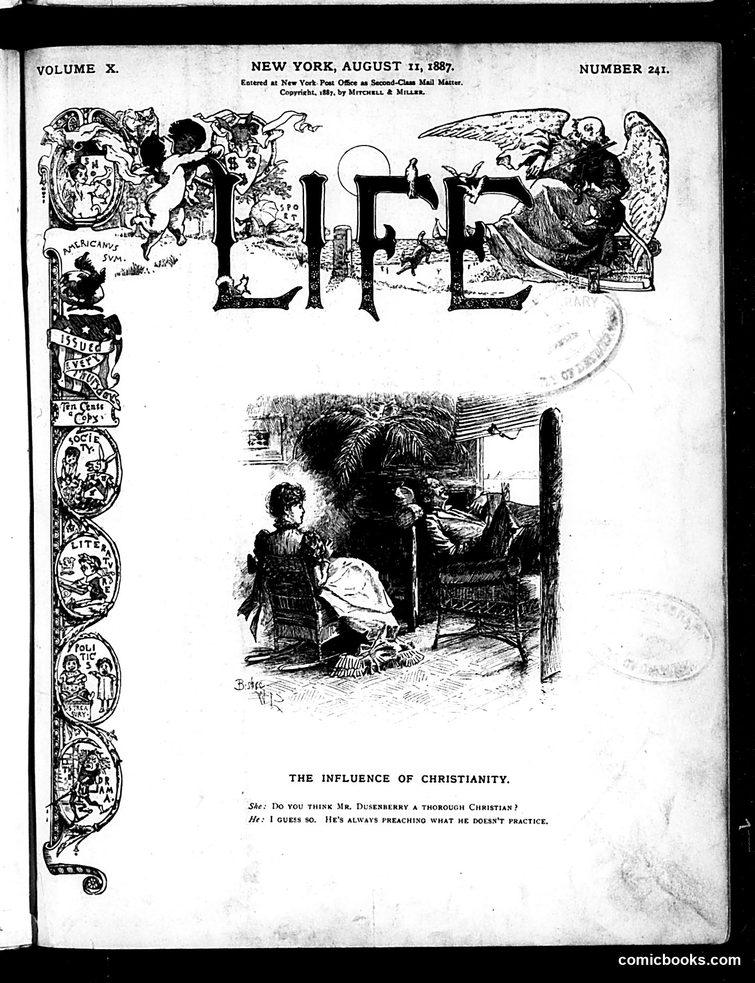 Life — August 11, 1887 — page 1 of 16