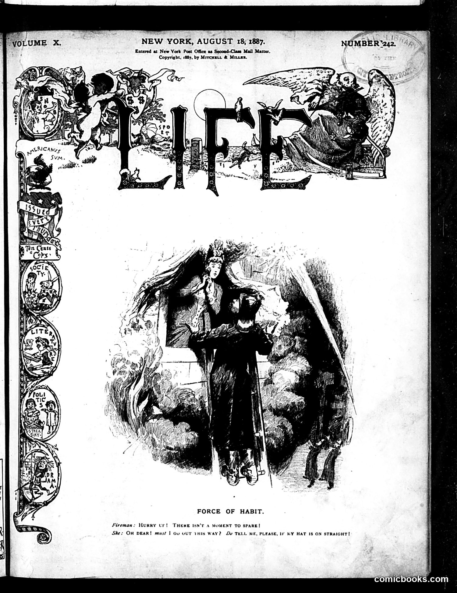 Life — August 18, 1887 — page 1 of 16