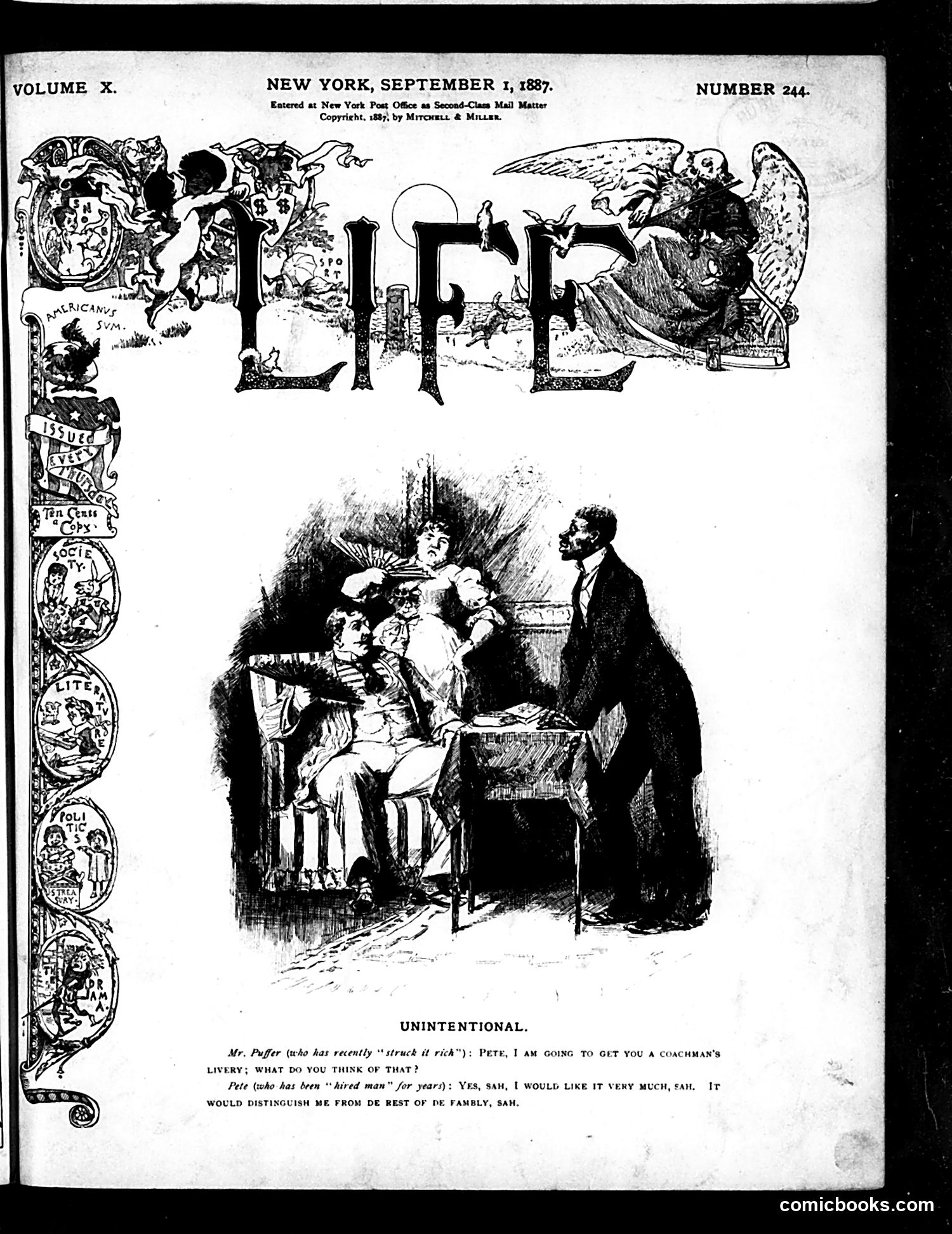 Life — September 1, 1887 — page 1 of 16