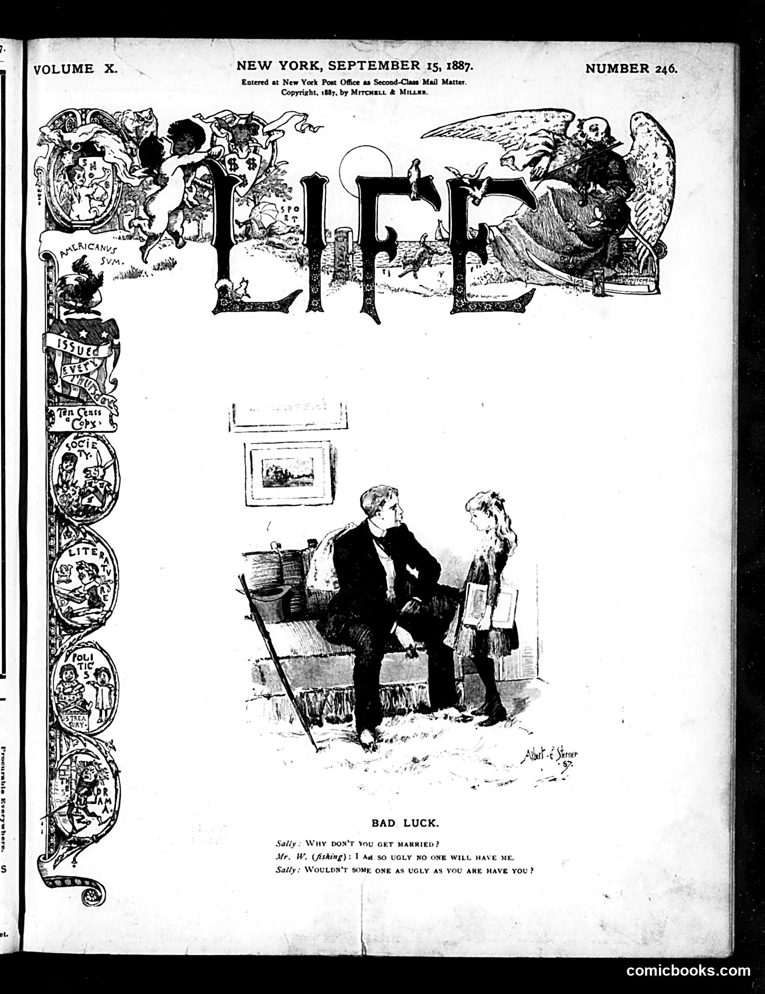 Life — September 15, 1887 — page 1 of 16