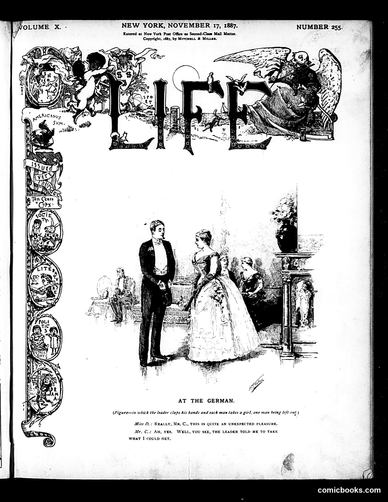 Life — November 17, 1887 — page 1 of 16