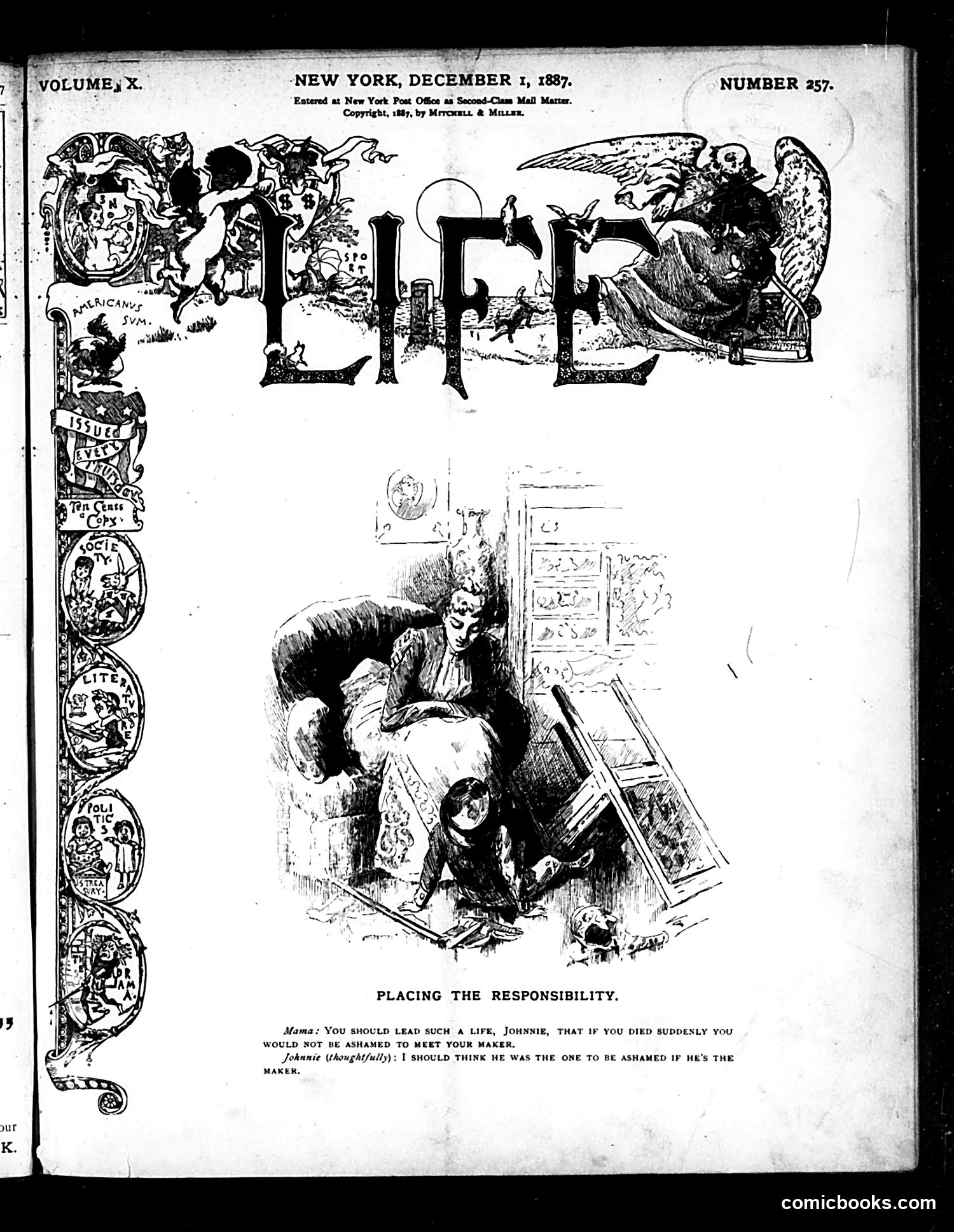 Life — December 1, 1887 — page 1 of 16