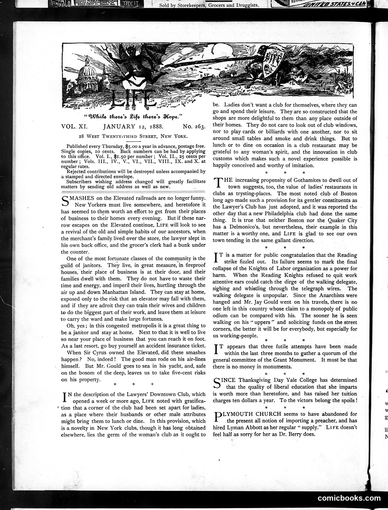 Life — January 12, 1888 — page 2 of 16