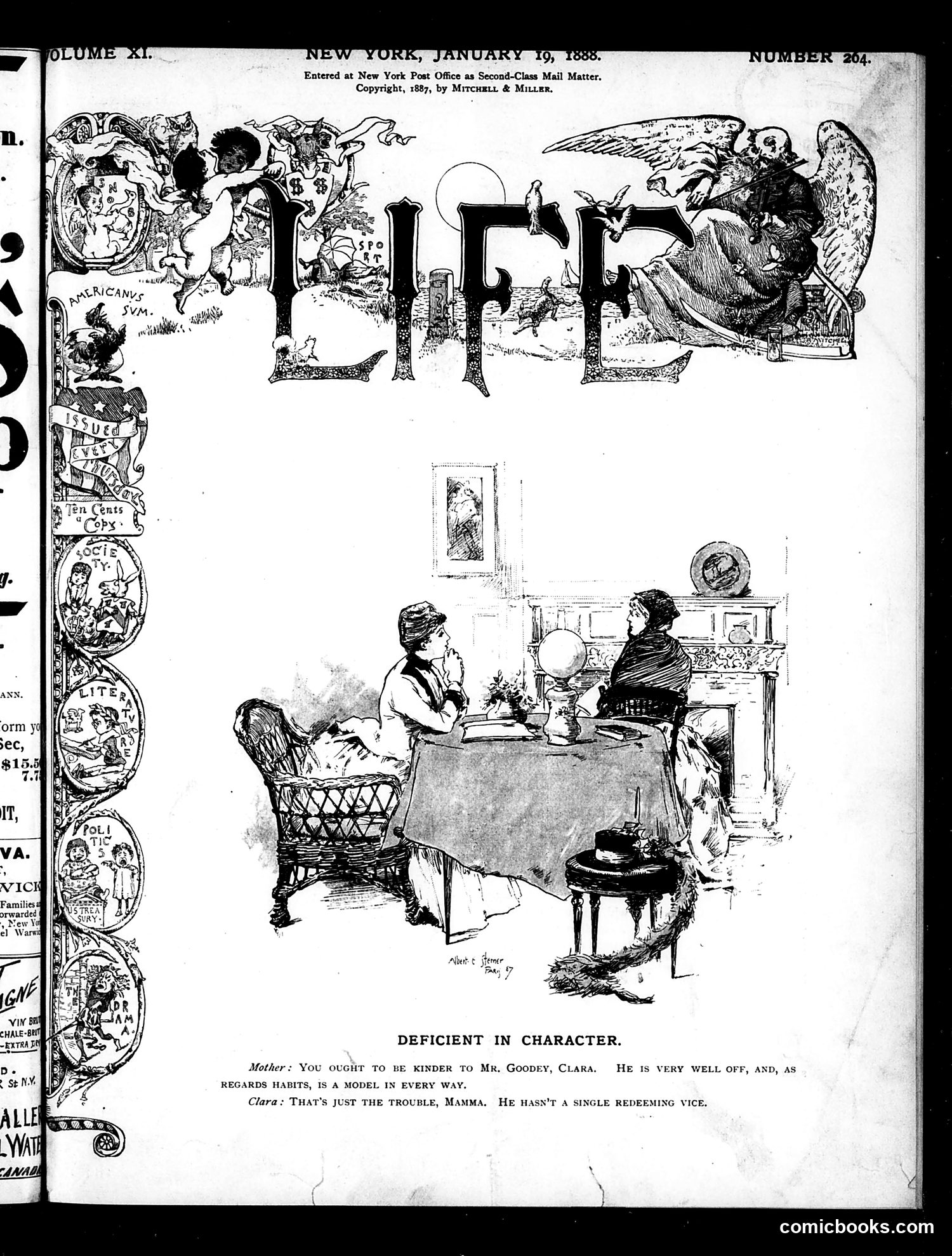 Life — January 19, 1888 — page 1 of 16