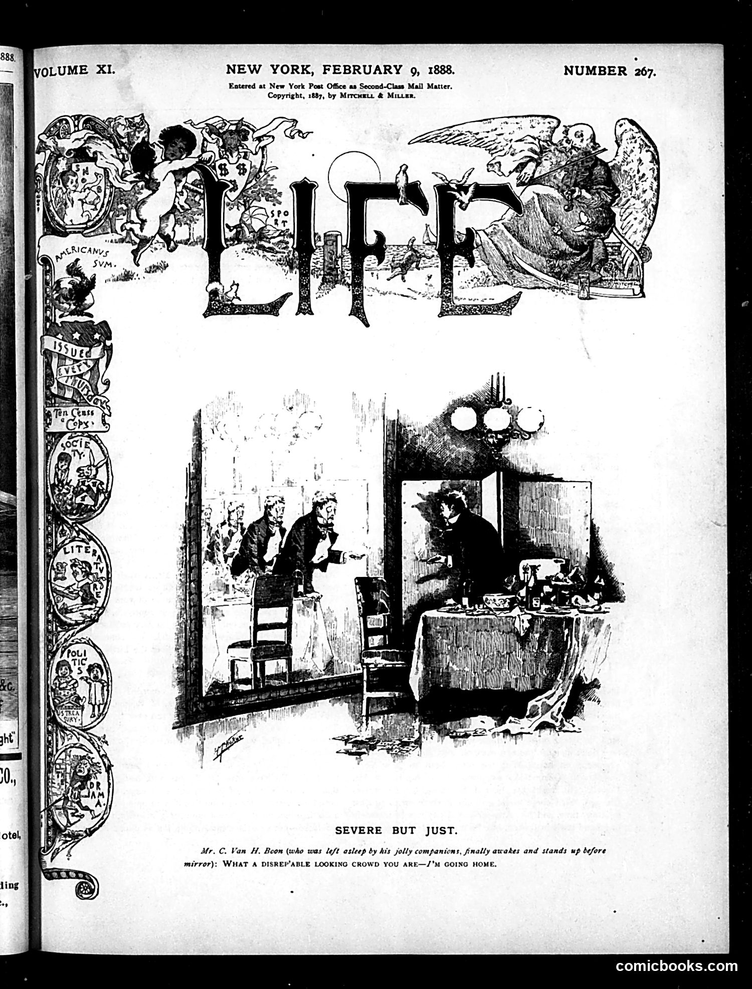 Life — February 9, 1888 — page 1 of 16
