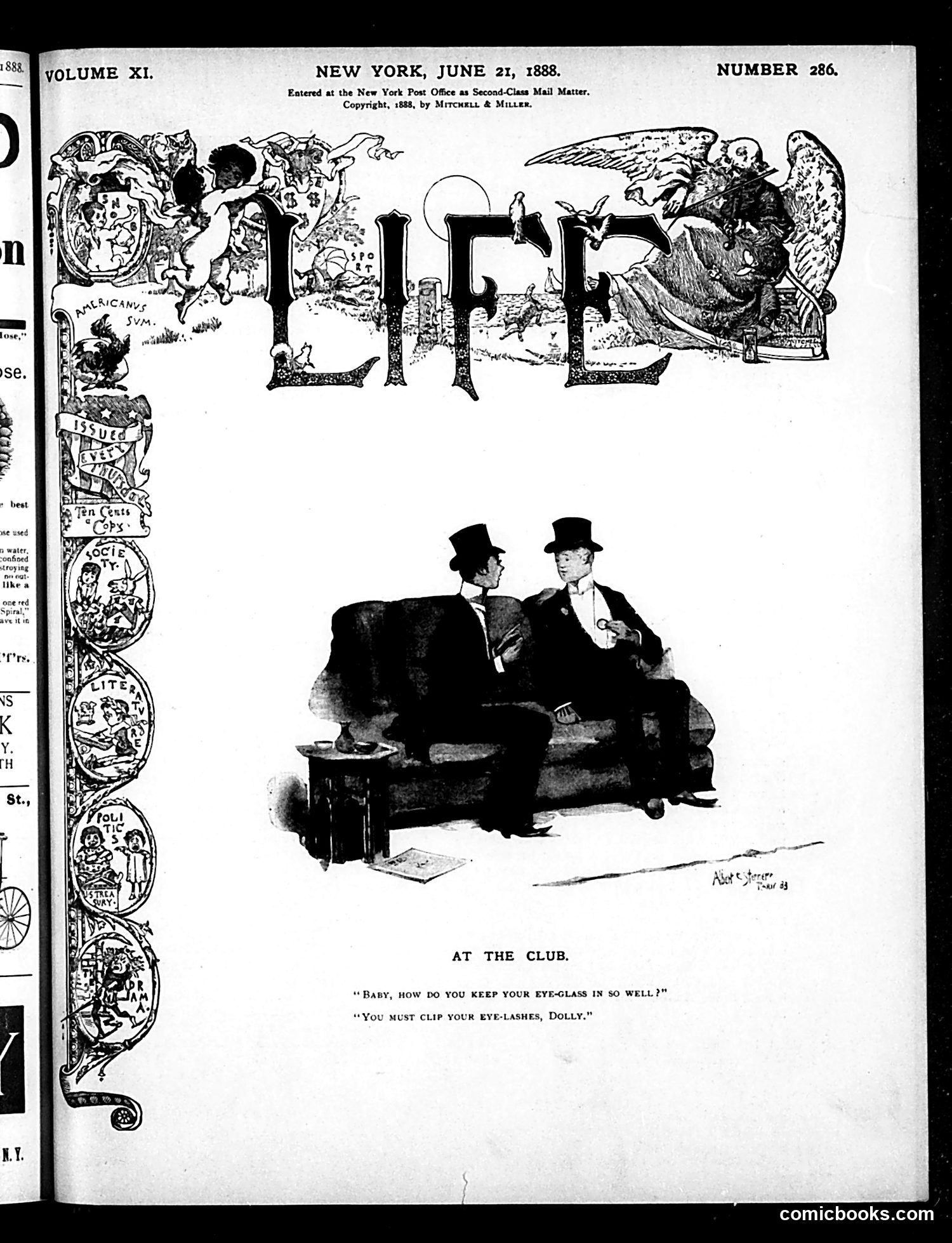 Life — June 21, 1888 — page 1 of 18