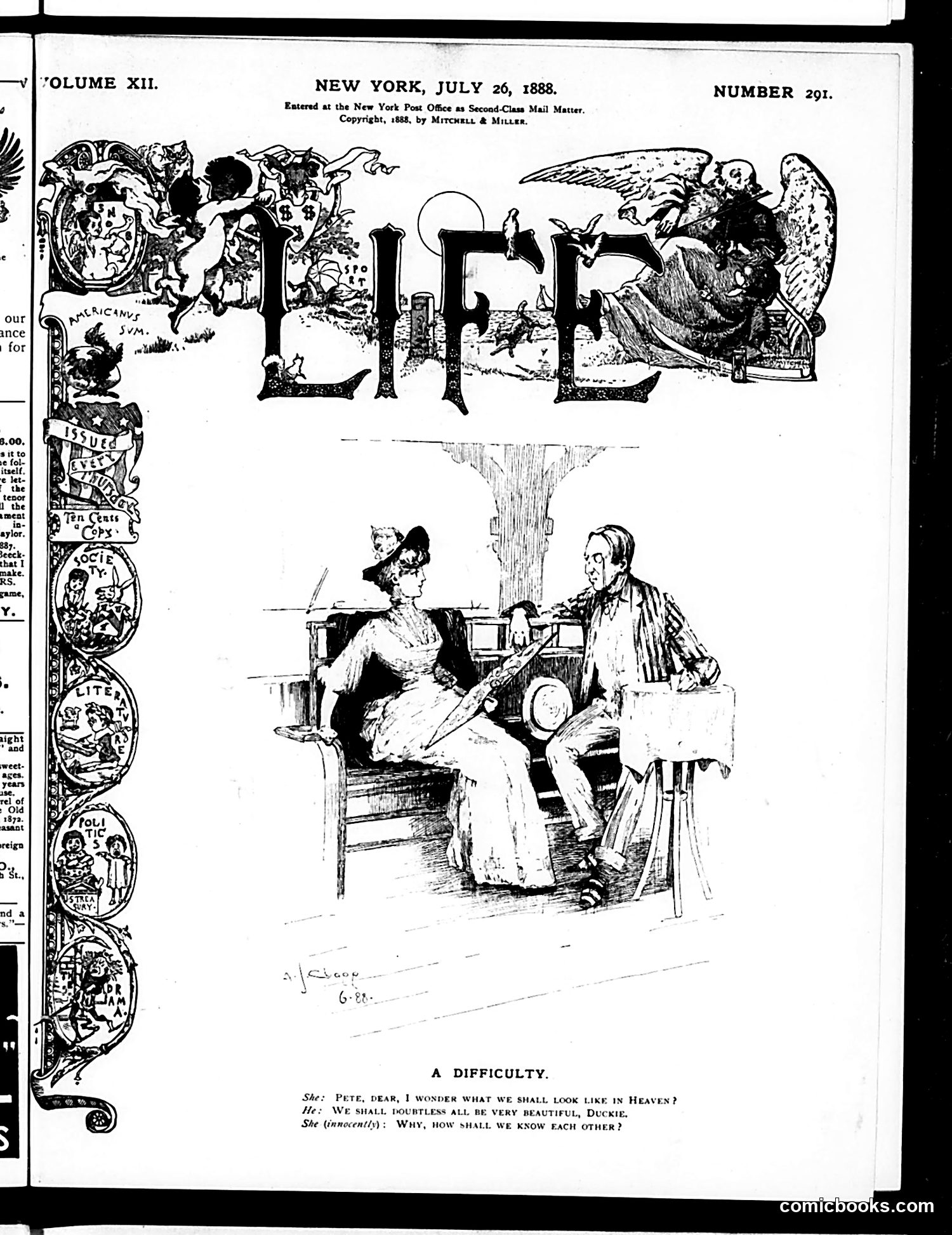 Life — July 26, 1888 — page 1 of 14