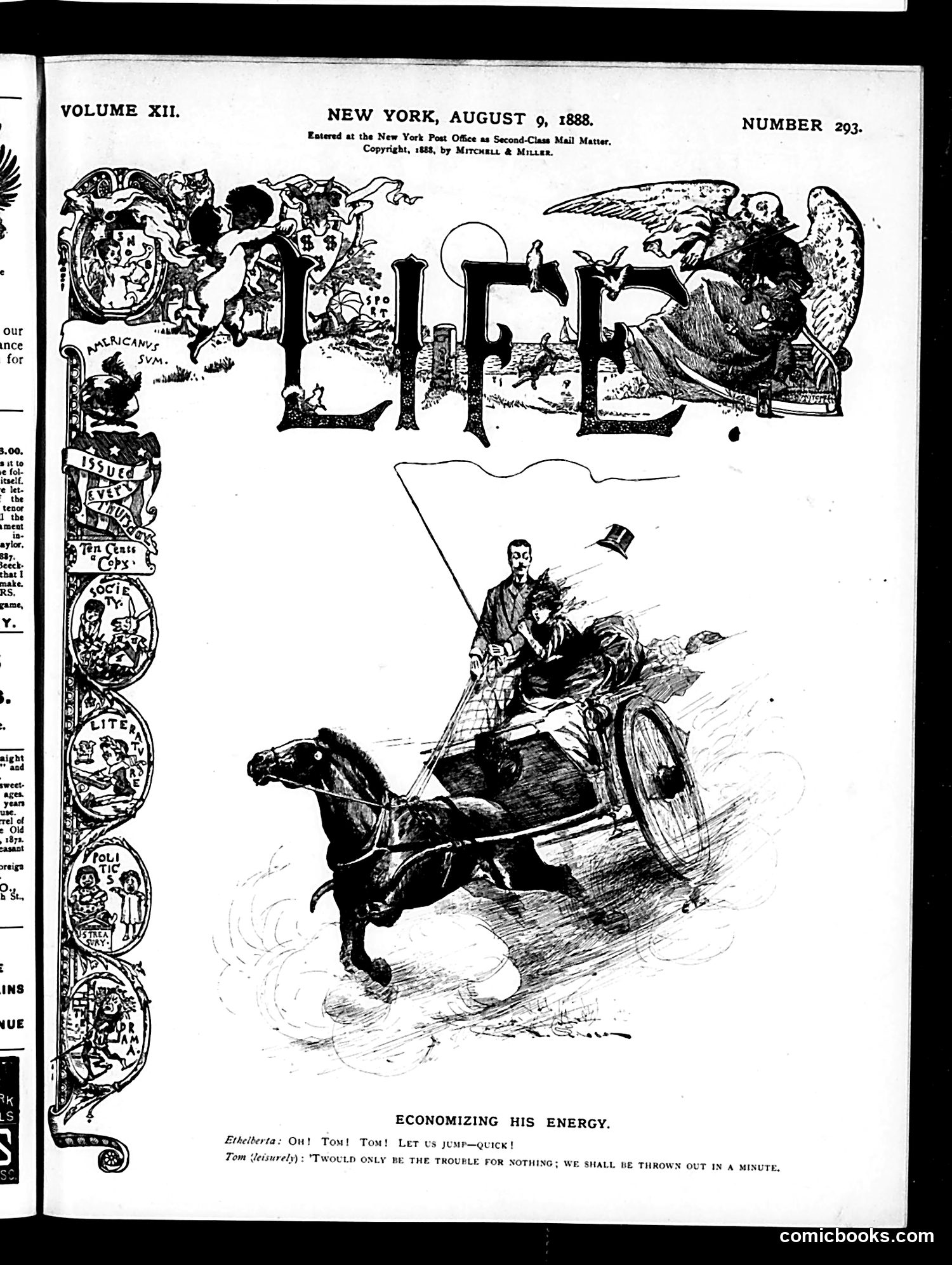 Life — August 9, 1888 — page 1 of 14