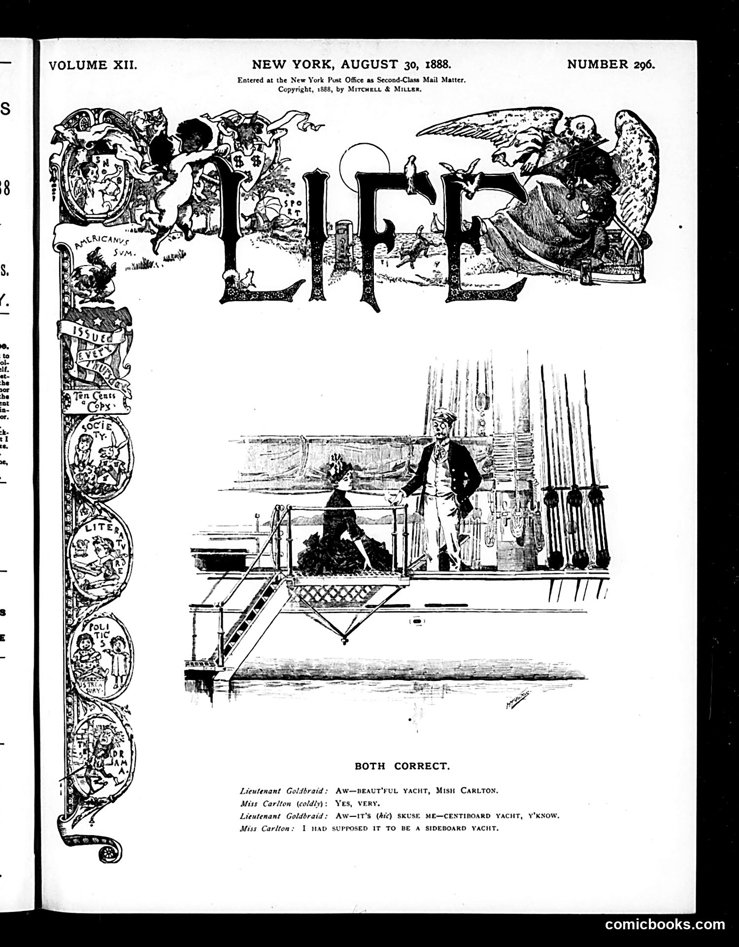 Life — August 30, 1888 — page 1 of 14