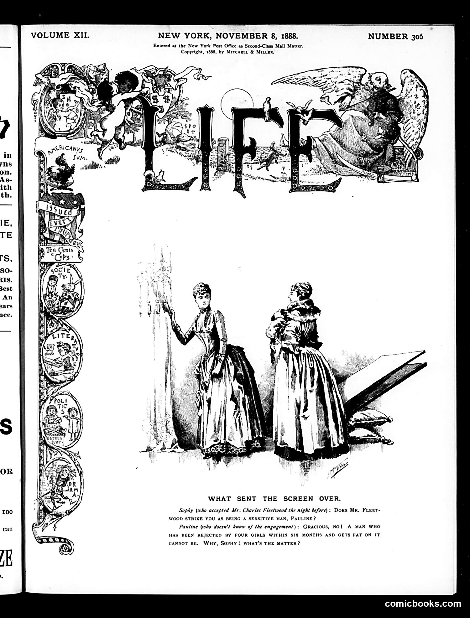 Life — November 8, 1888 — page 1 of 14