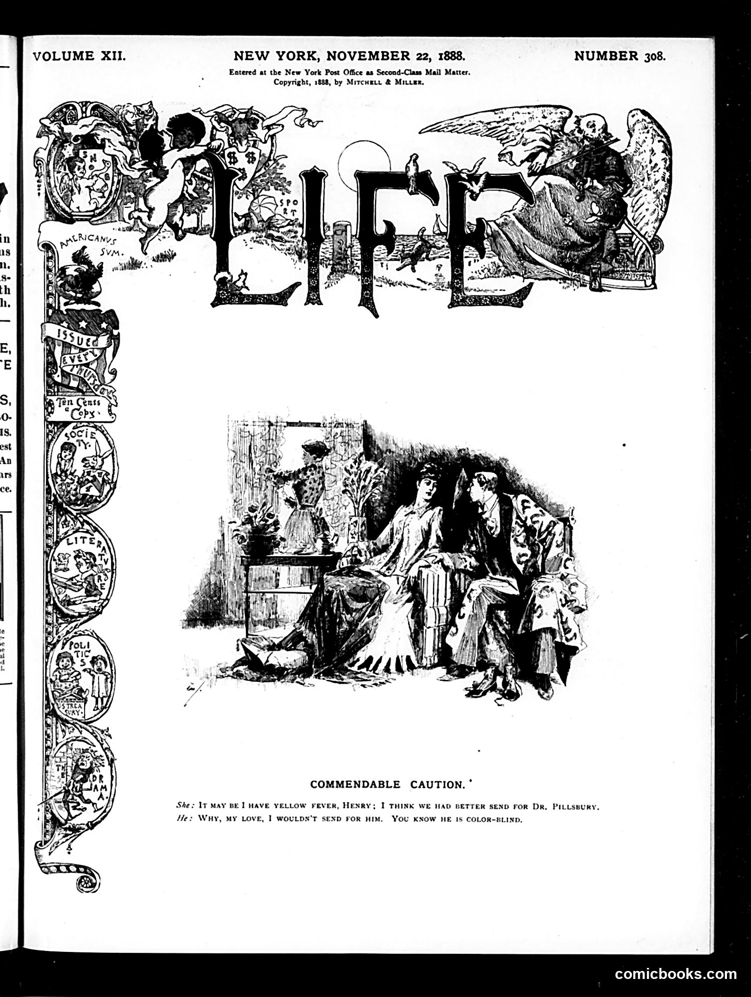 Life — November 22, 1888 — page 1 of 14
