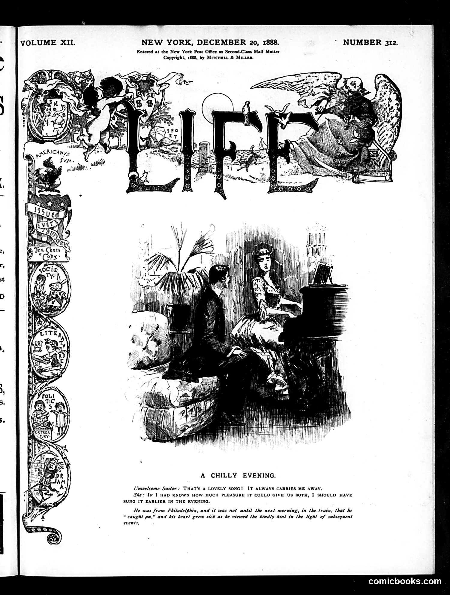 Life — December 20, 1888 — page 1 of 14
