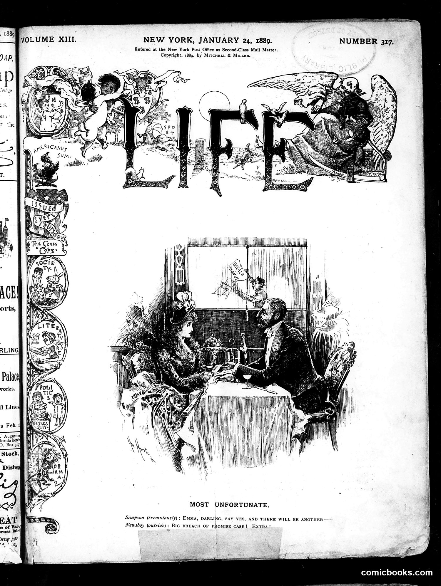 Life — January 24, 1889 — page 1 of 16