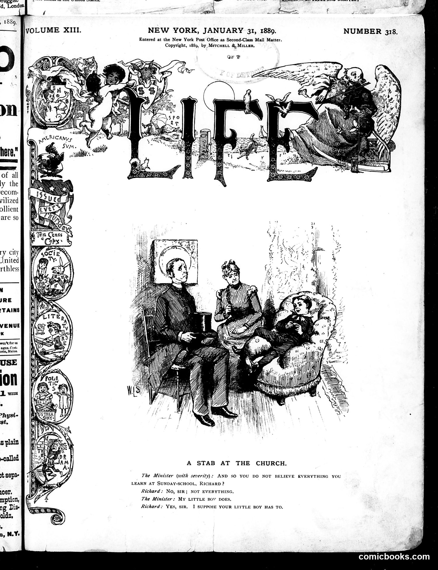 Life — January 31, 1889 — page 1 of 18