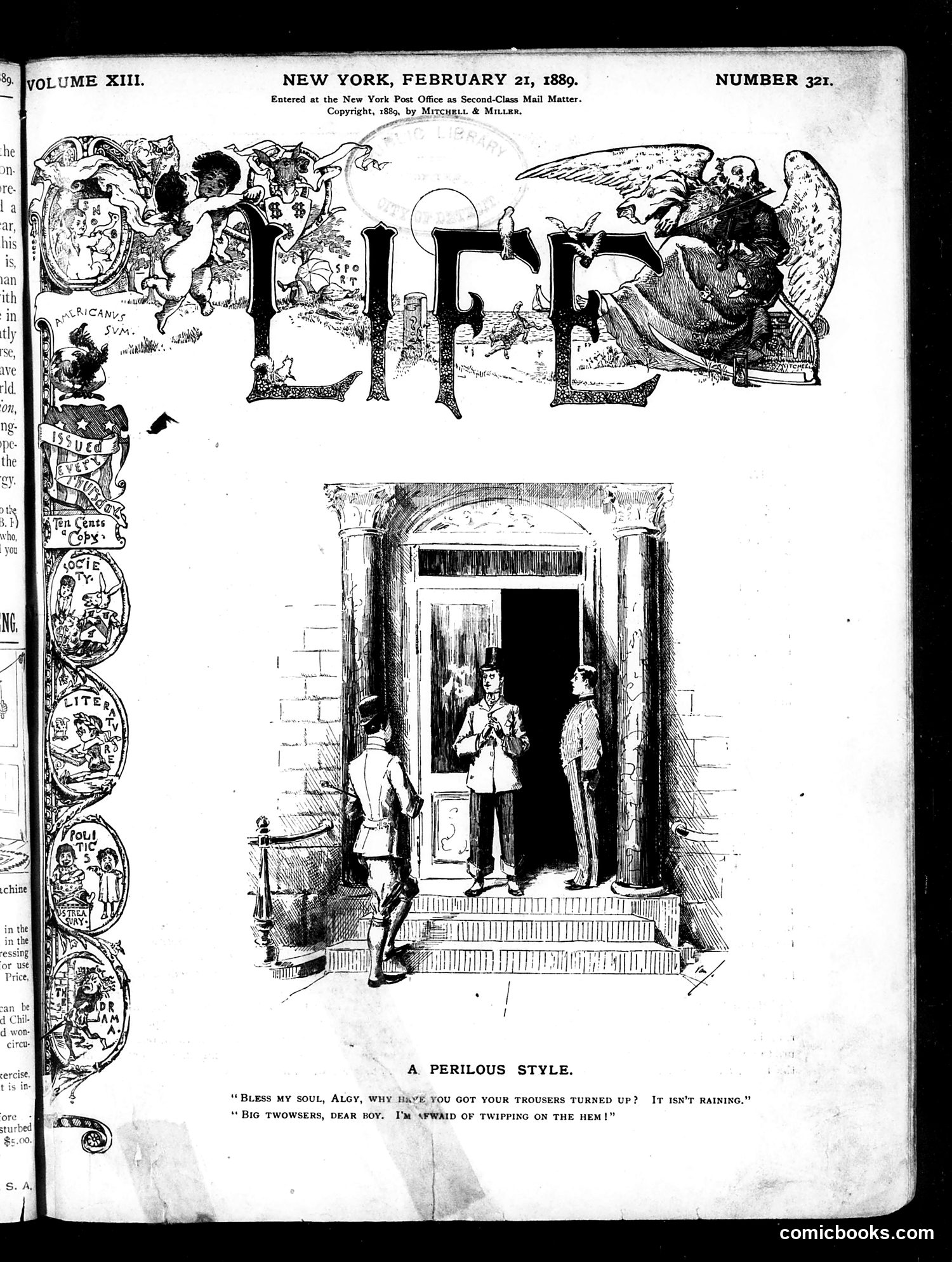 Life — February 21, 1889 — page 1 of 14