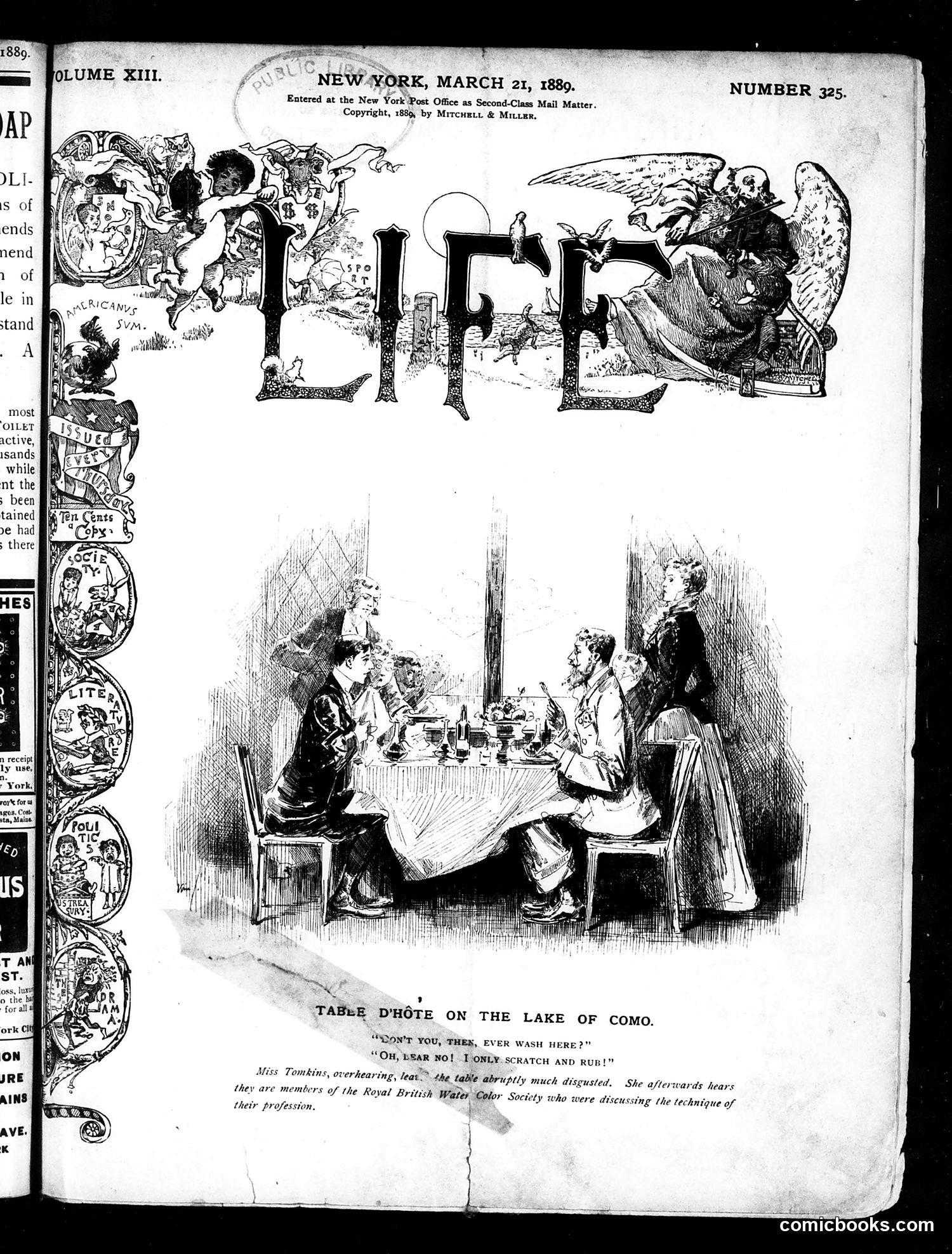 Life — March 21, 1889 — page 1 of 20