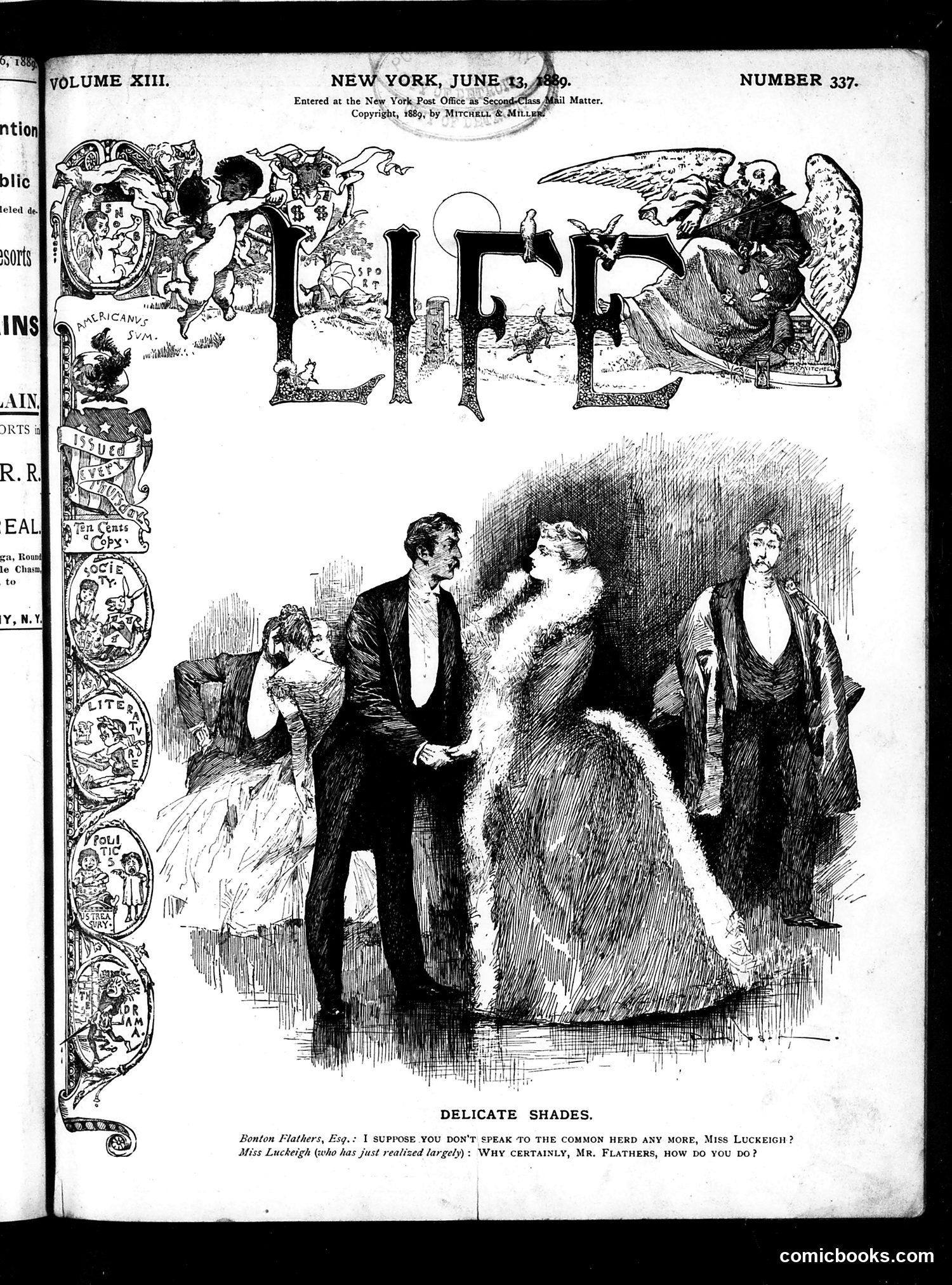 Life — June 13, 1889 — page 1 of 16