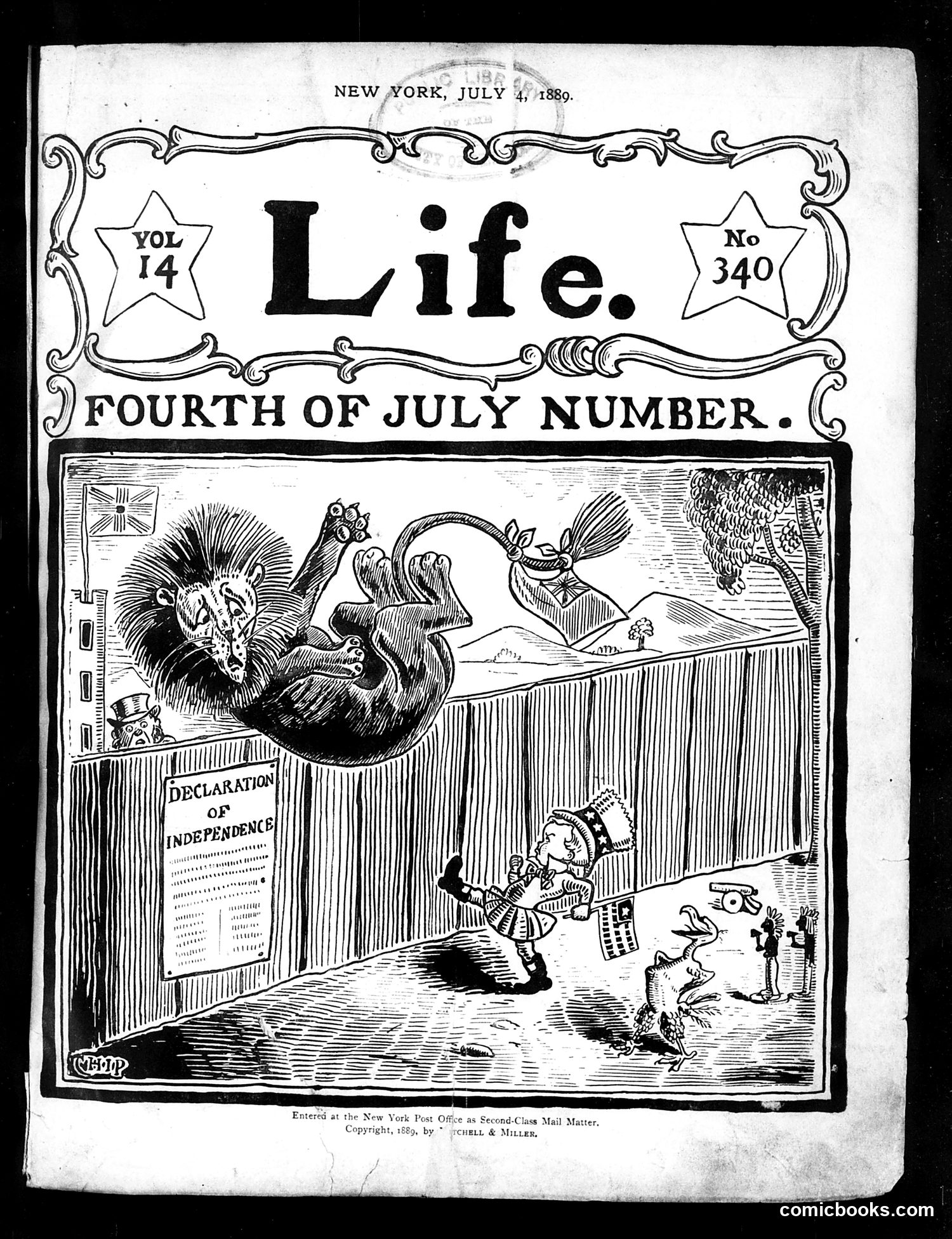 Life — July 4, 1889 — page 1 of 20