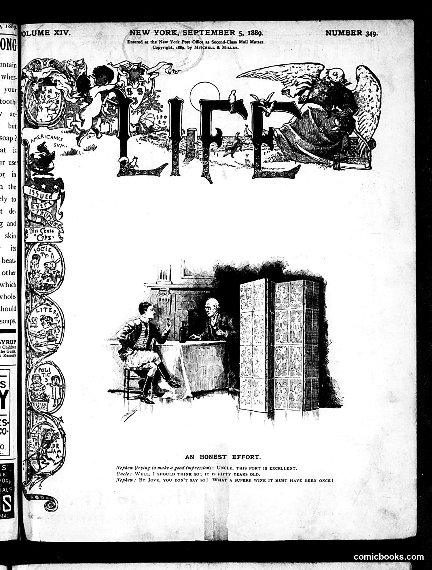 Life — September 5, 1889 — page 1 of 16