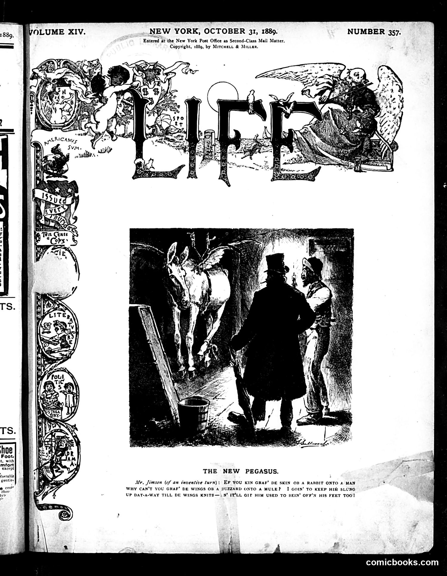 Life — October 31, 1889 — page 1 of 18