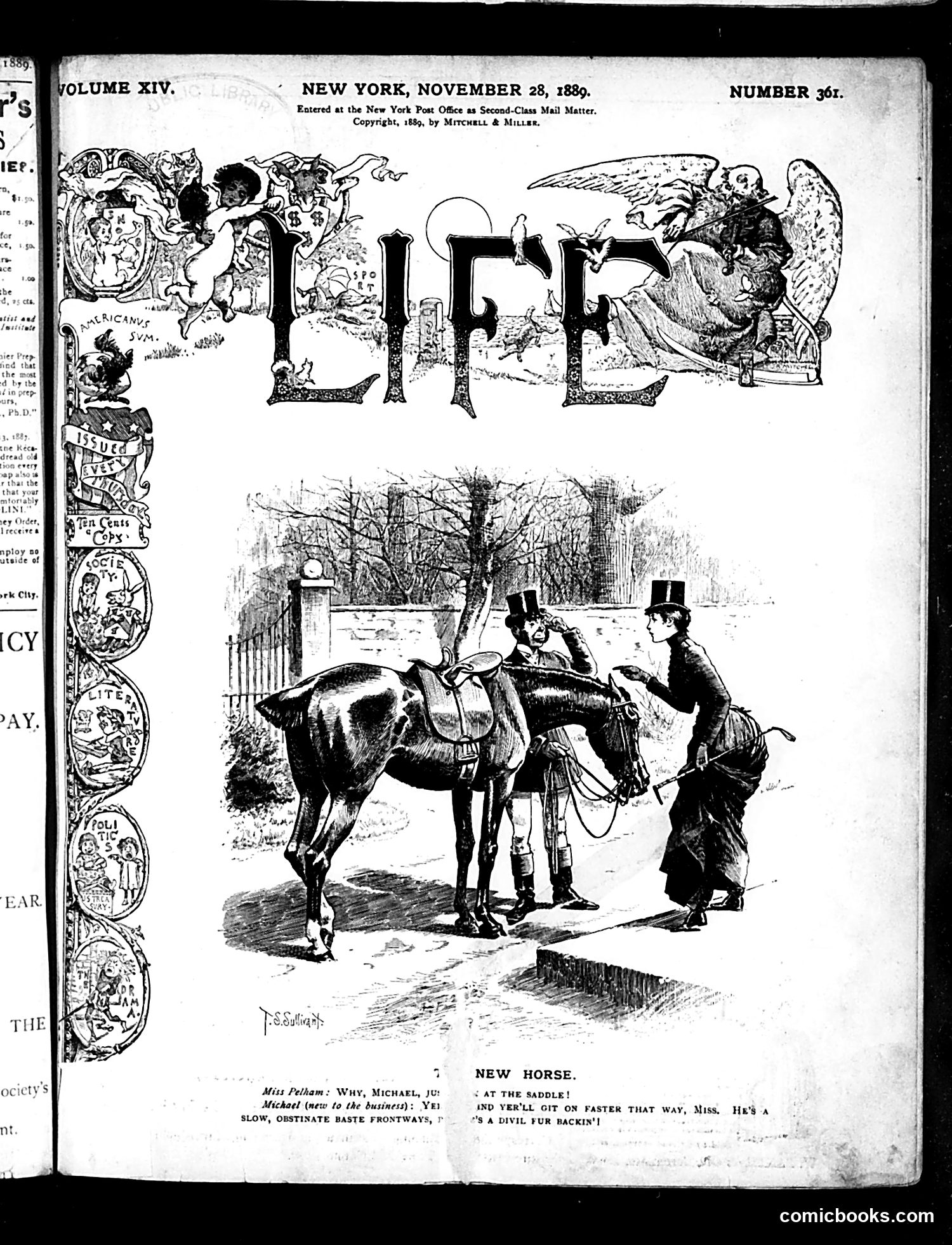 Life — November 28, 1889 — page 1 of 18
