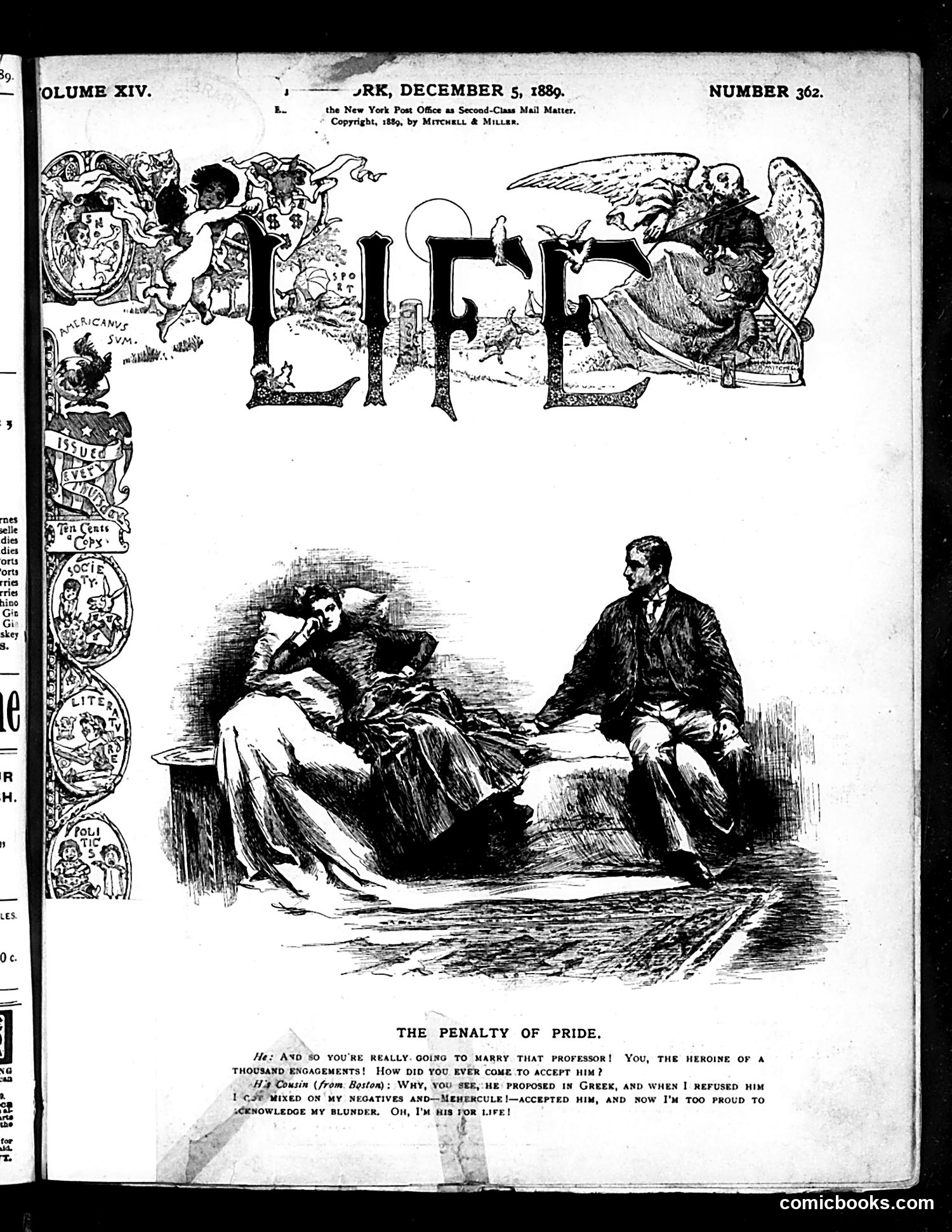 Life — December 5, 1889 — page 1 of 18