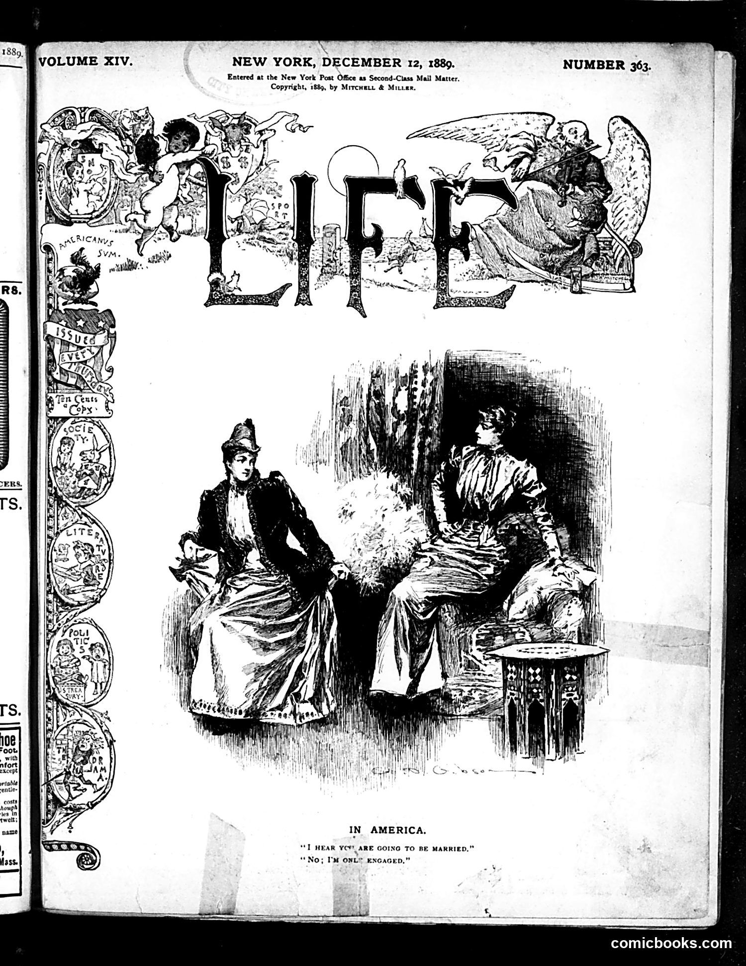 Life — December 12, 1889 — page 1 of 16