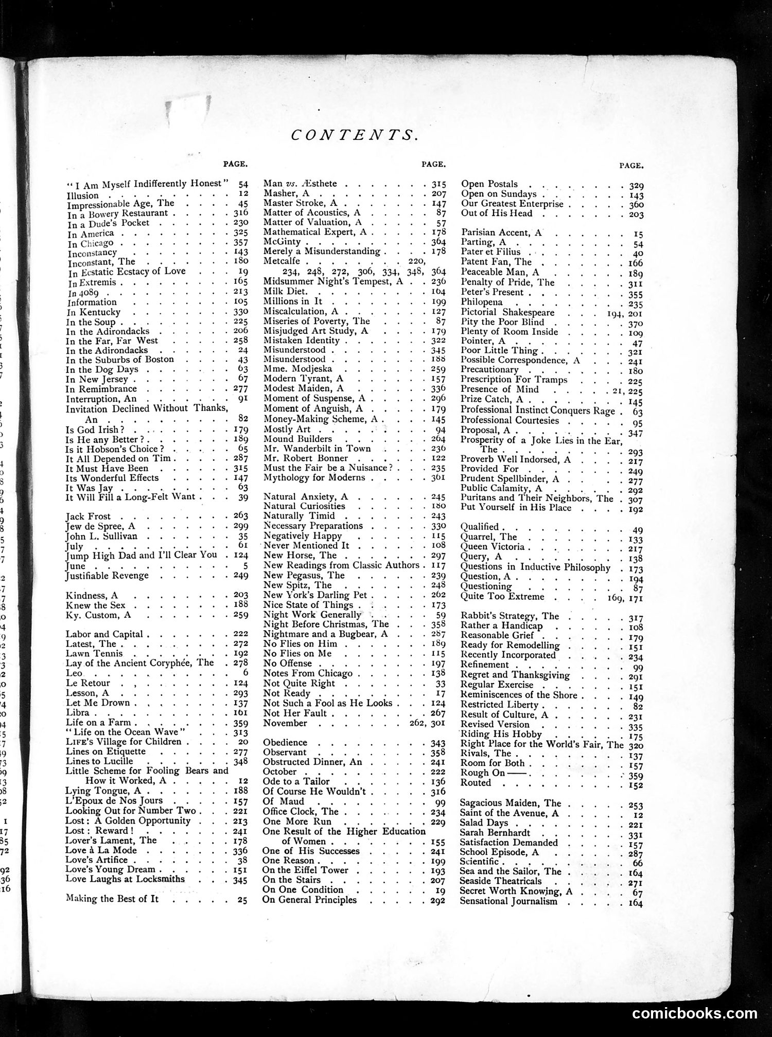 Life — 1889 — page 1 of 3