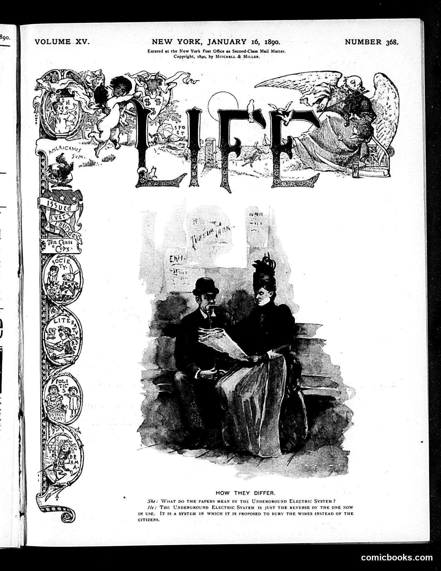 Life — January 16, 1890 — page 1 of 14