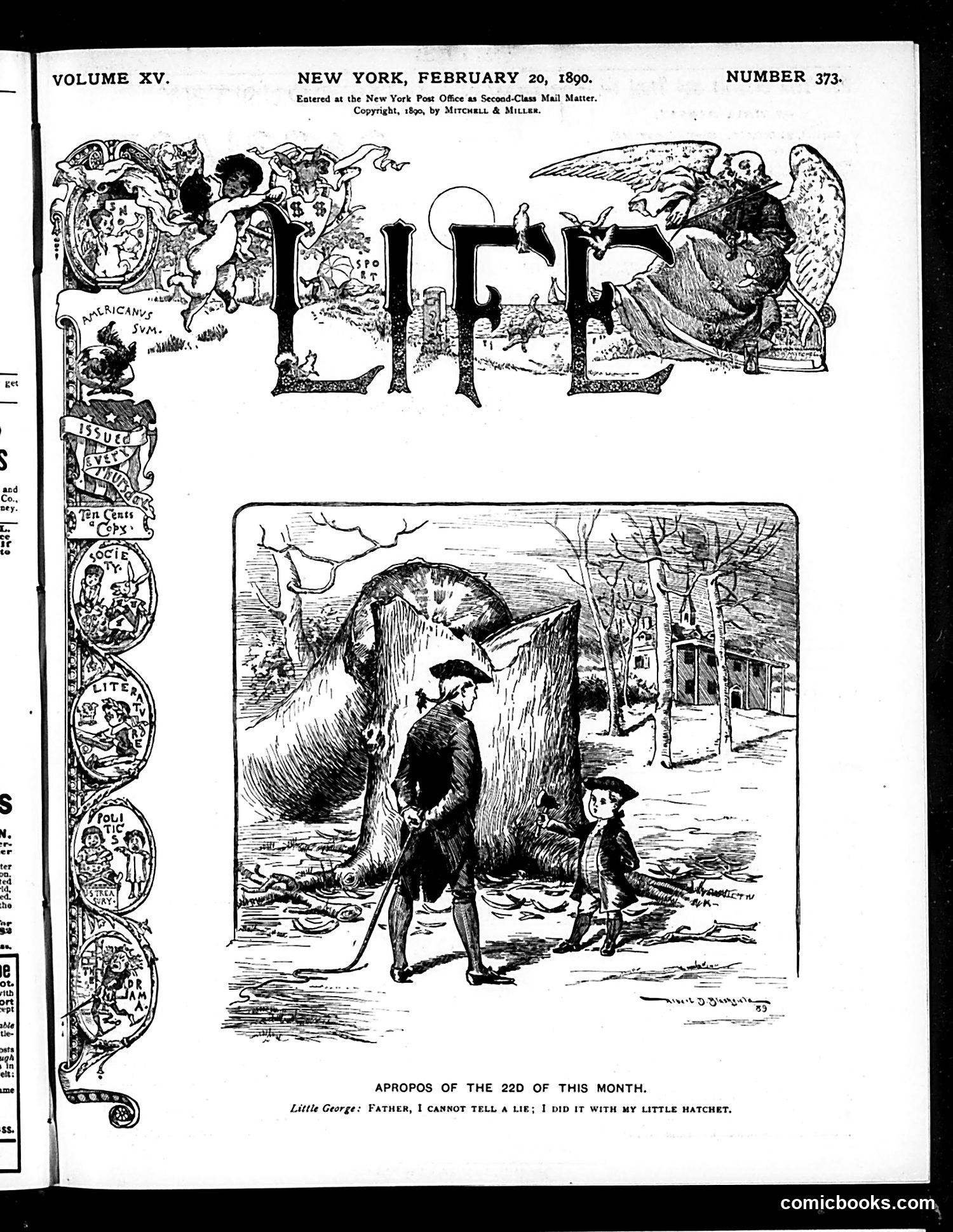 Life — February 20, 1890 — page 1 of 18