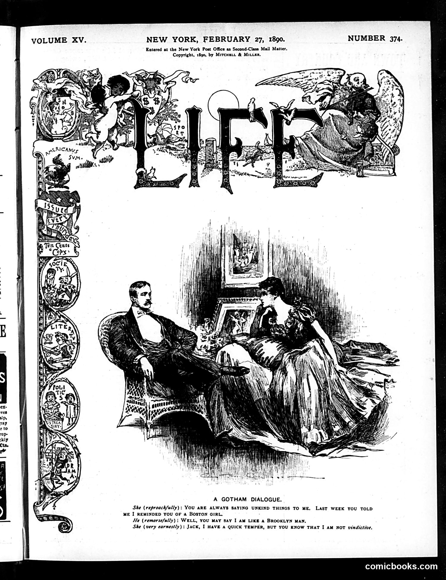 Life — February 27, 1890 — page 1 of 18