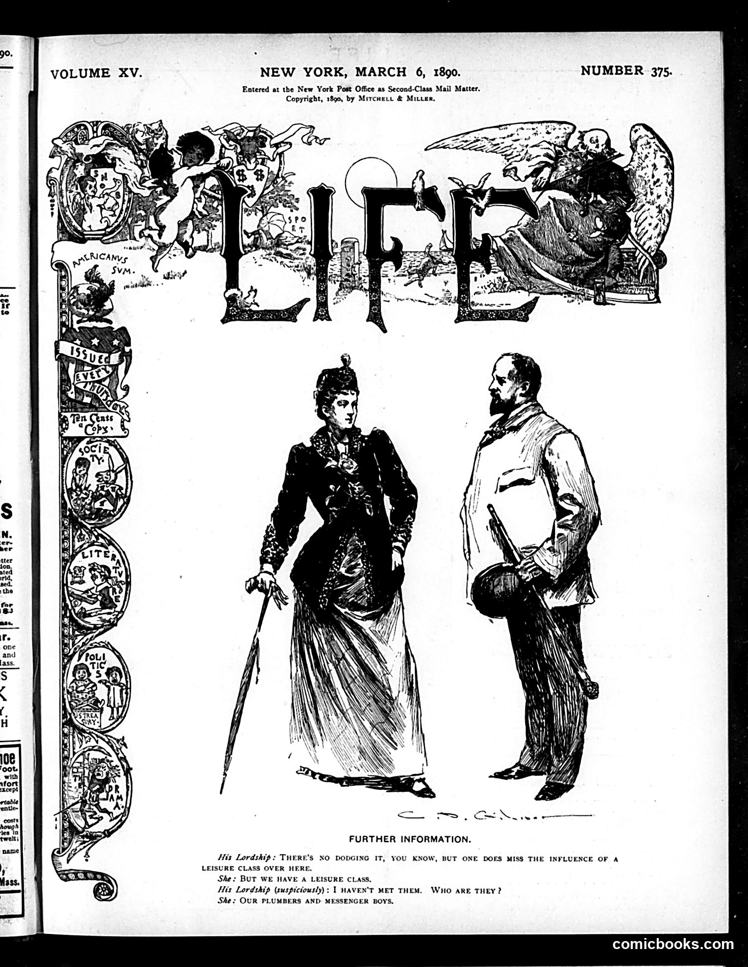 Life — March 6, 1890 — page 1 of 16