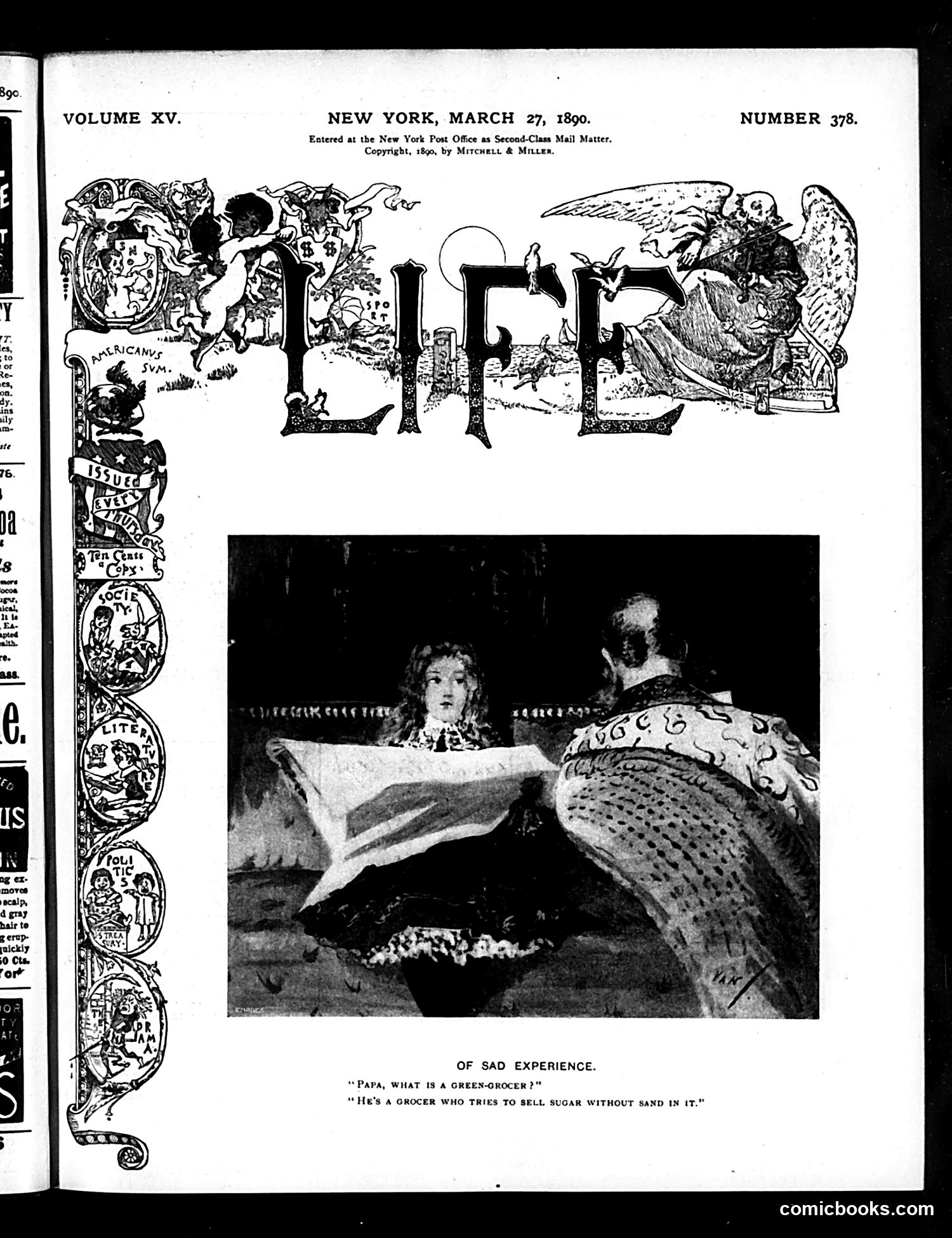 Life — March 27, 1890 — page 1 of 20