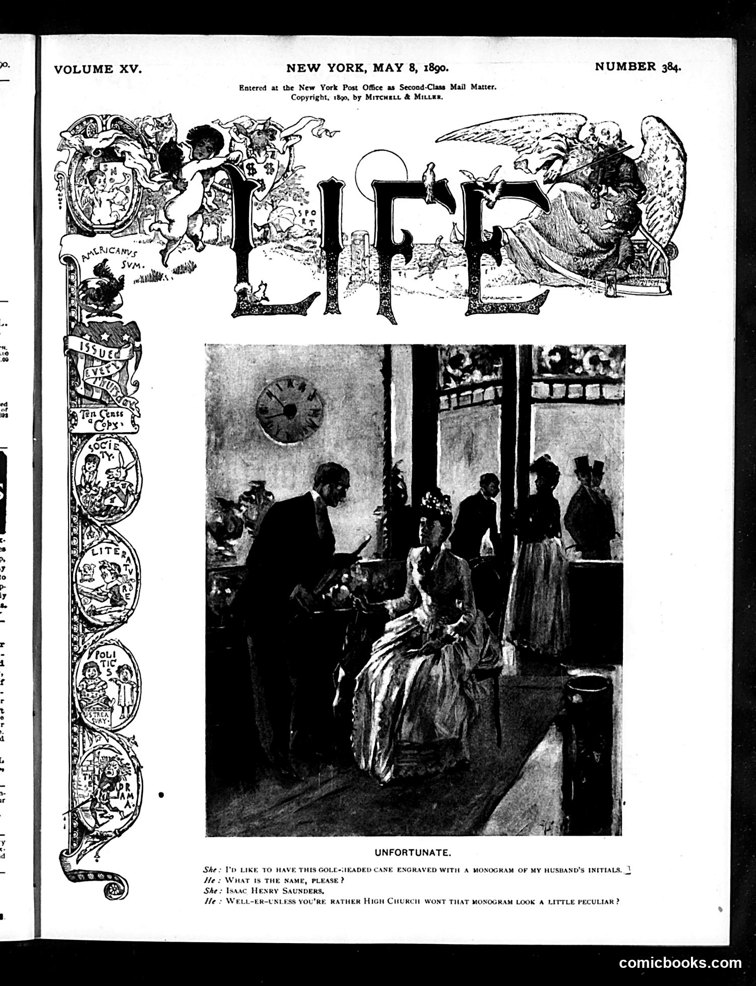 Life — May 8, 1890 — page 1 of 18