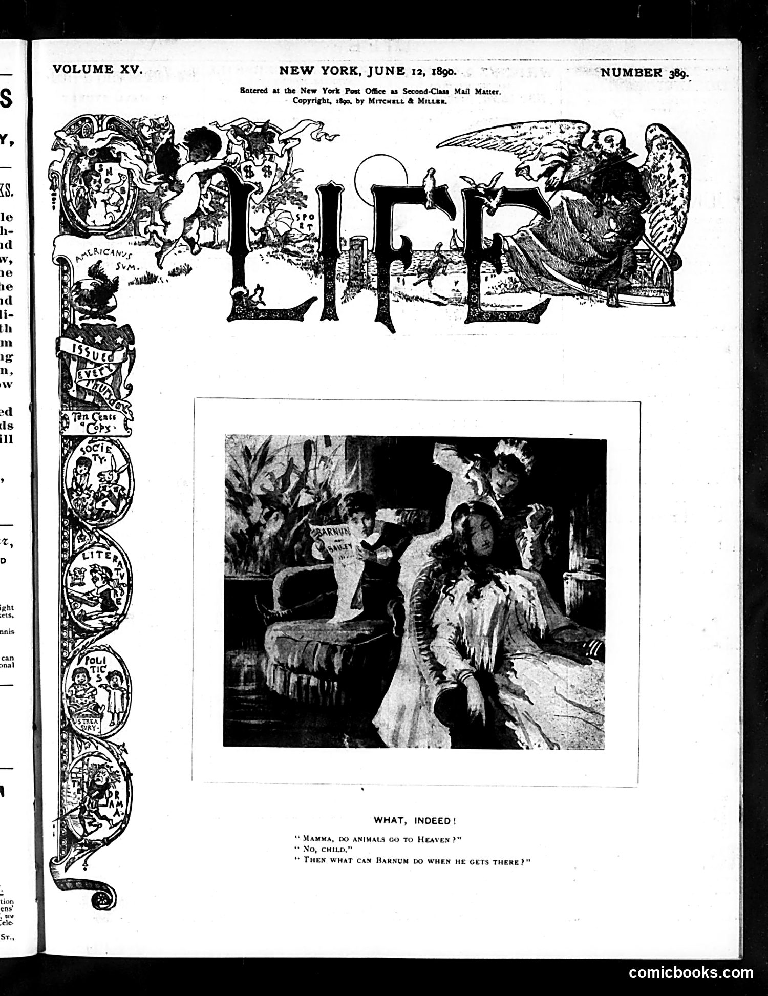 Life — June 12, 1890 — page 1 of 20