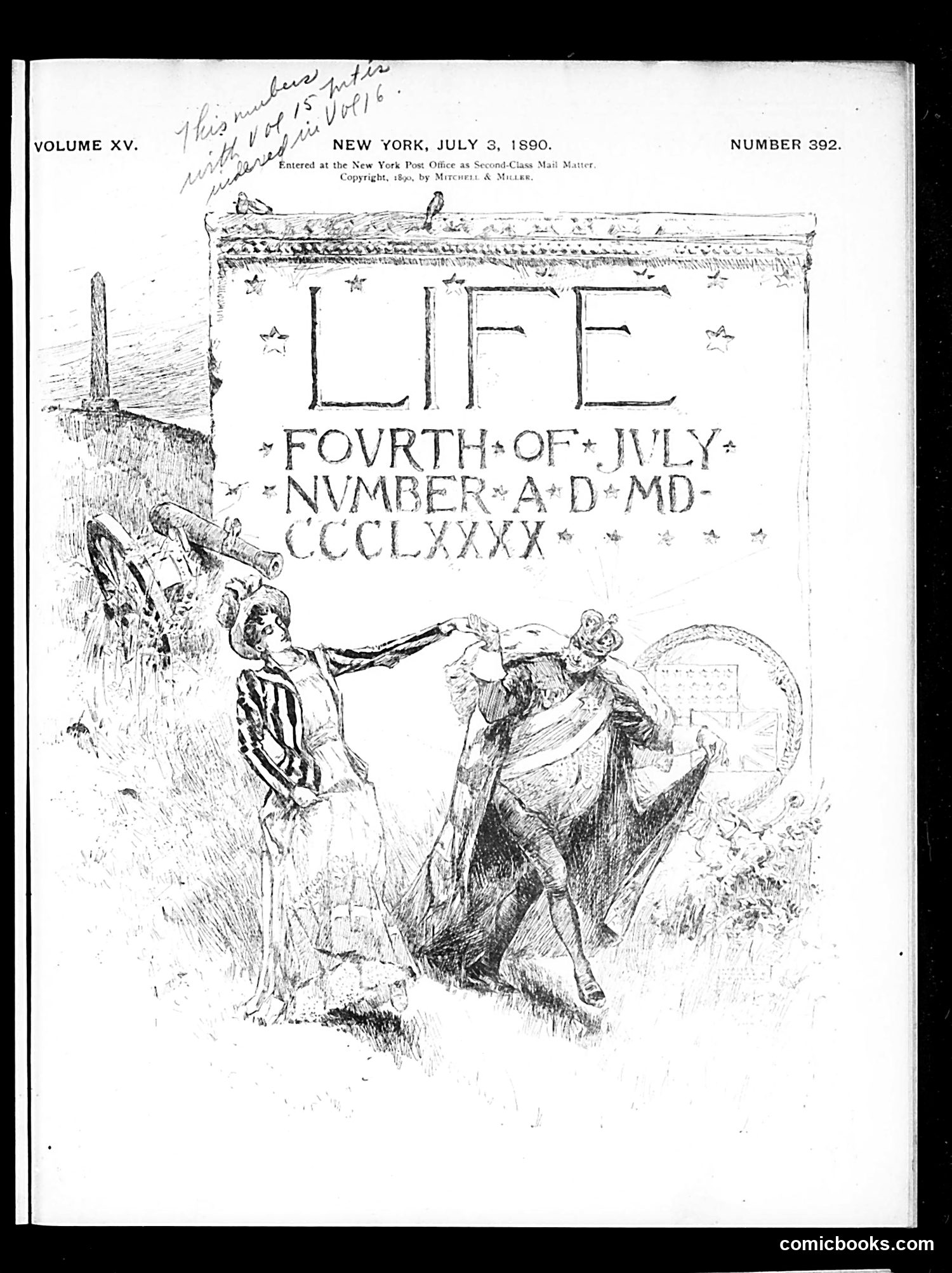 Life — July 3, 1890 — page 1 of 16