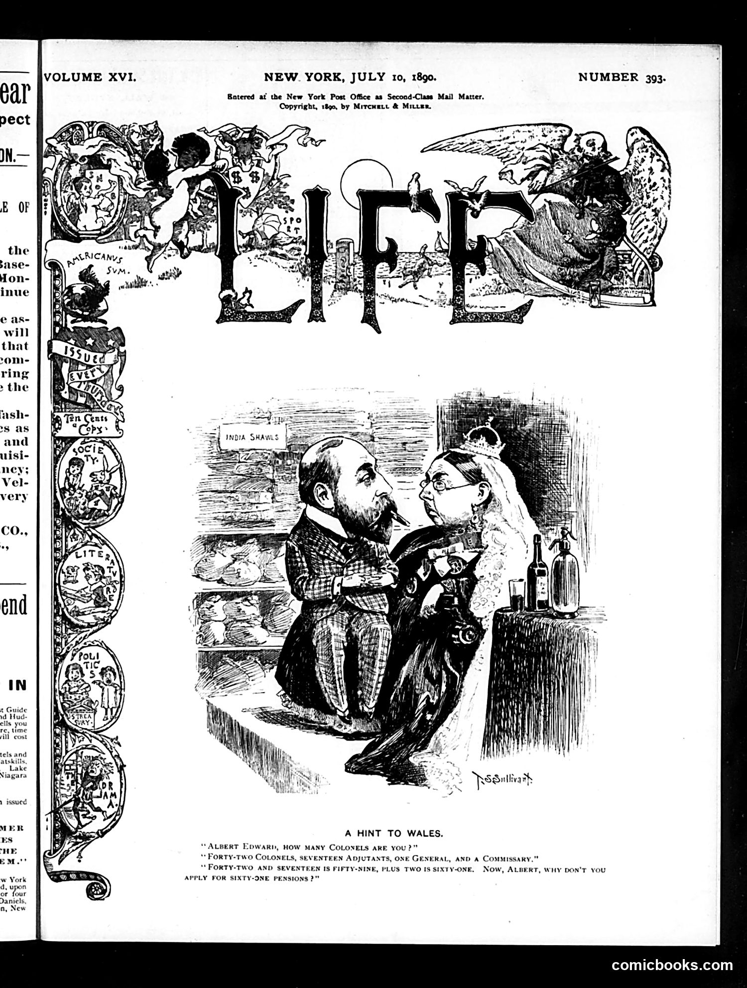 Life — July 10, 1890 — page 1 of 14
