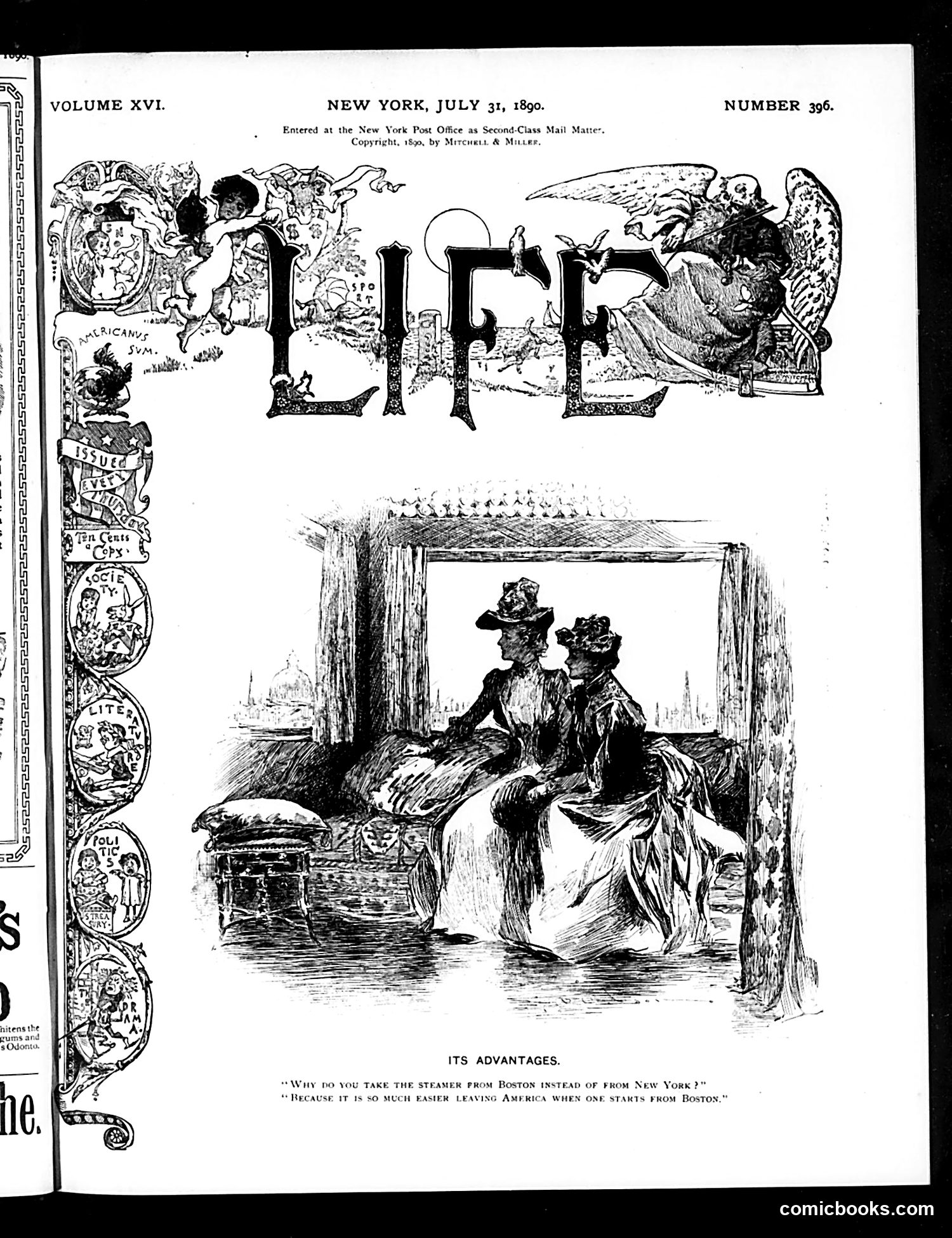 Life — July 31, 1890 — page 1 of 16