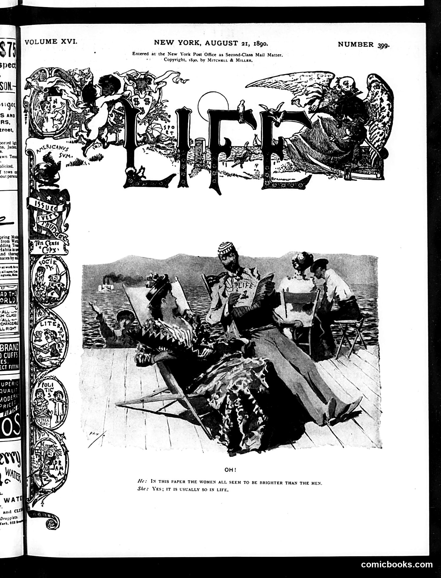 Life — August 21, 1890 — page 1 of 16