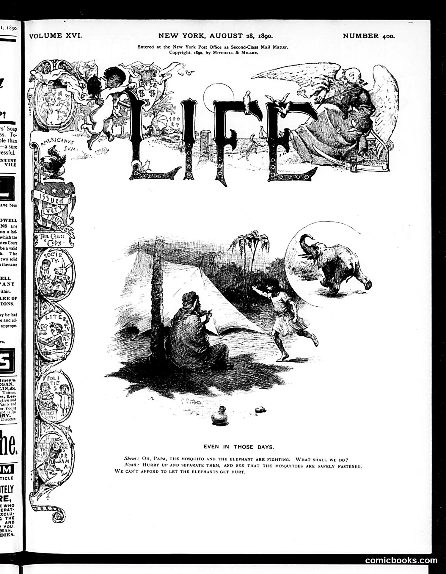 Life — August 28, 1890 — page 1 of 16