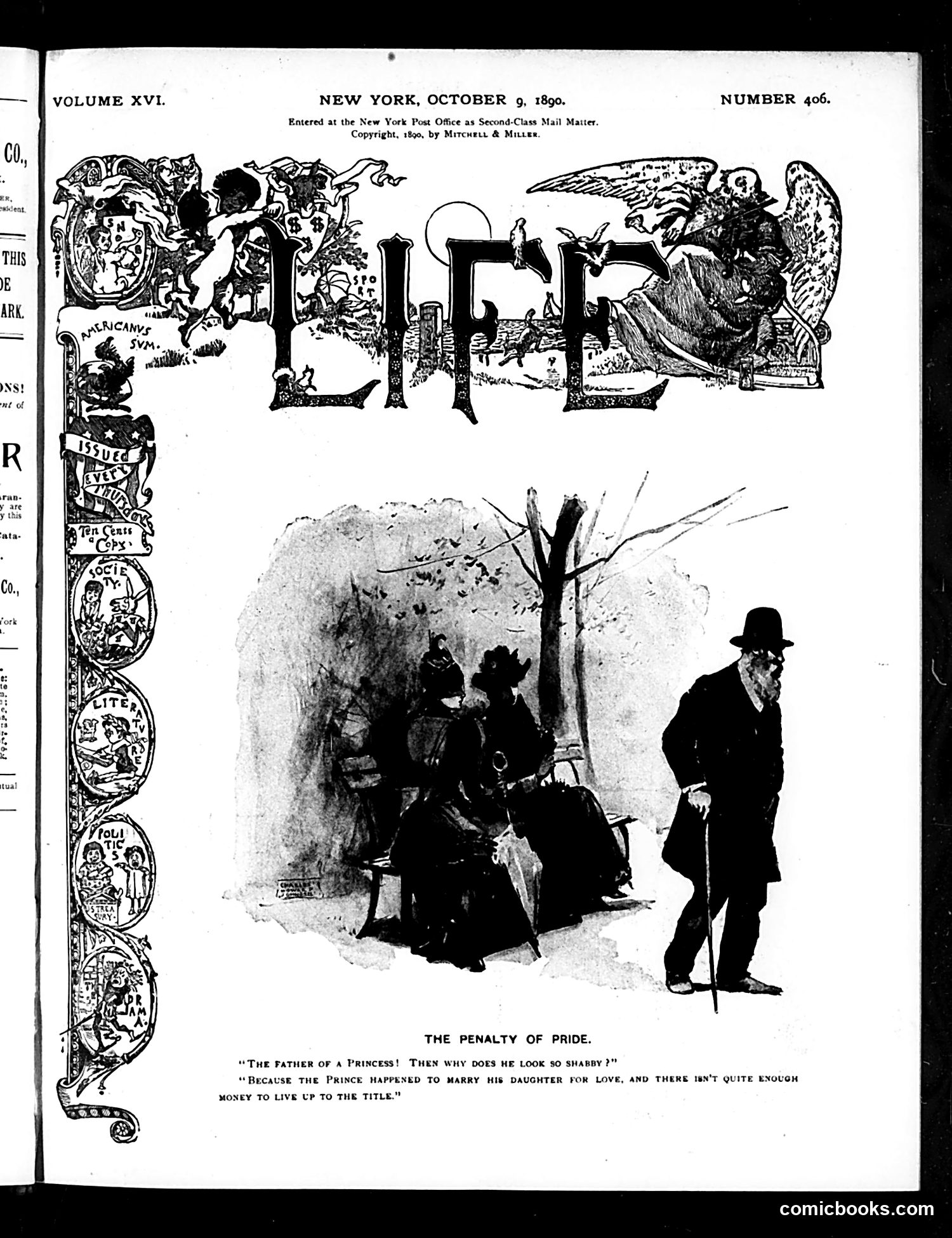 Life — October 9, 1890 — page 1 of 14