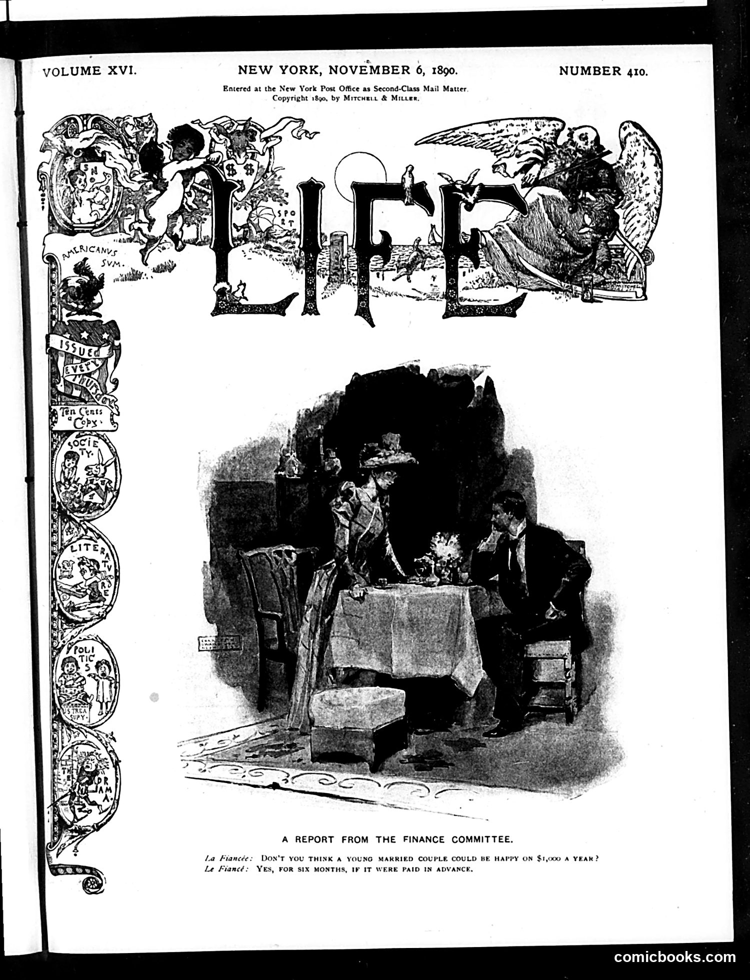 Life — November 6, 1890 — page 1 of 18