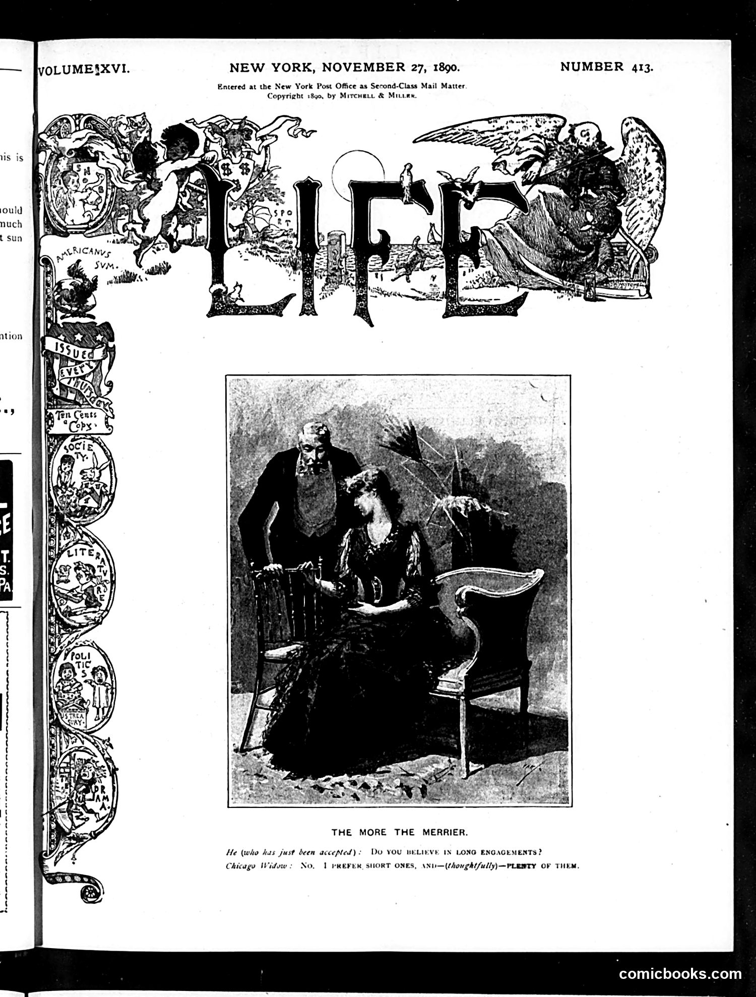 Life — November 27, 1890 — page 1 of 20