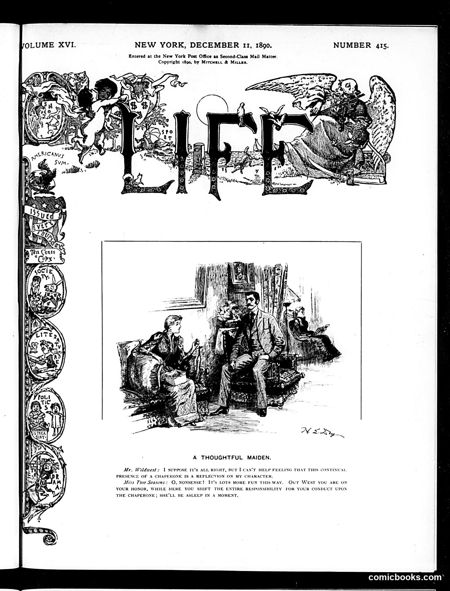 Life — December 11, 1890 — page 1 of 14