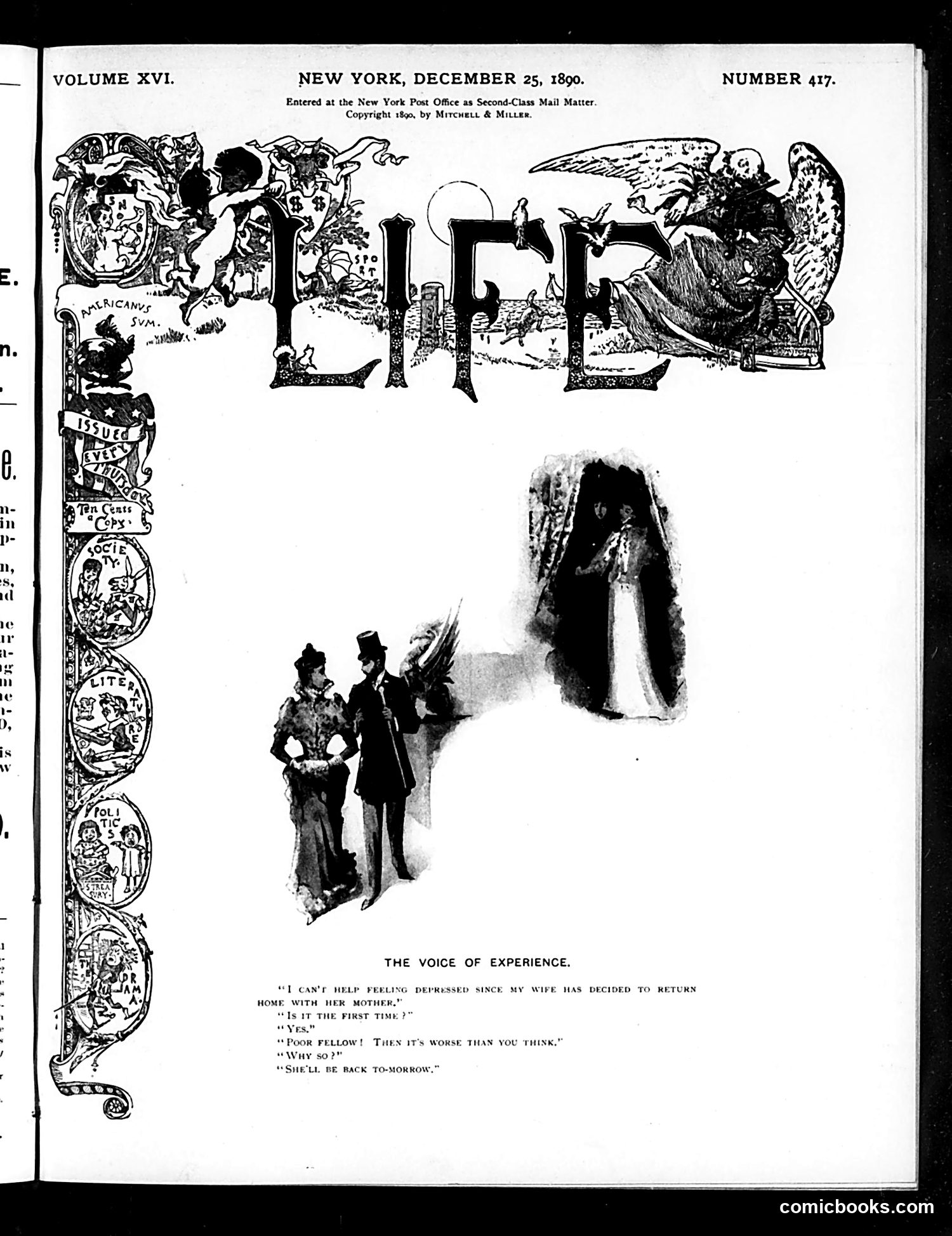Life — December 25, 1890 — page 1 of 51