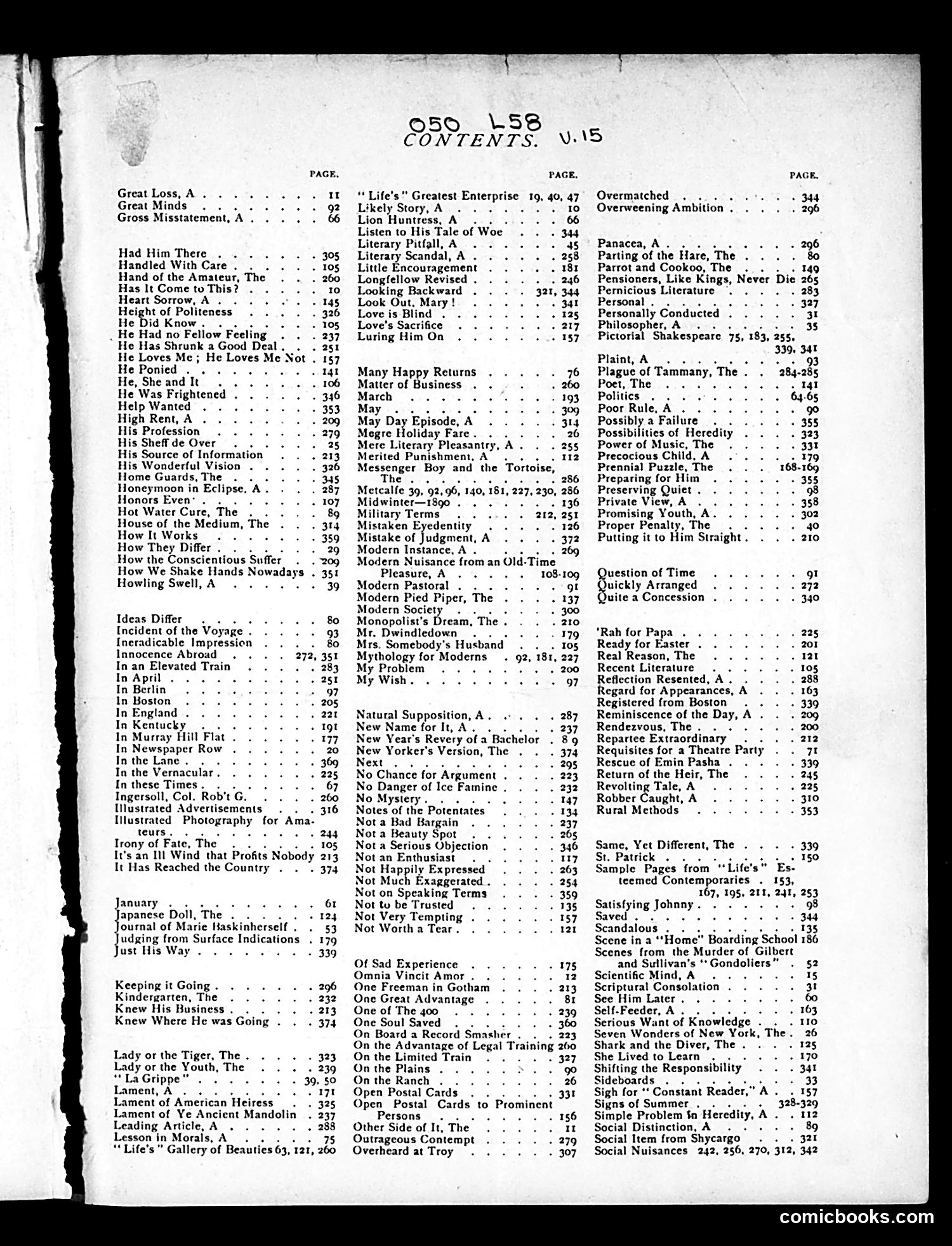 Life — 1890 — page 1 of 3